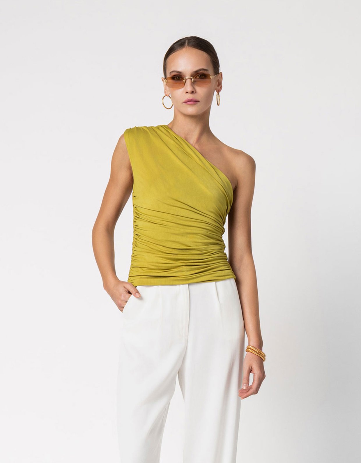 Foreveryoung Adriana top lime