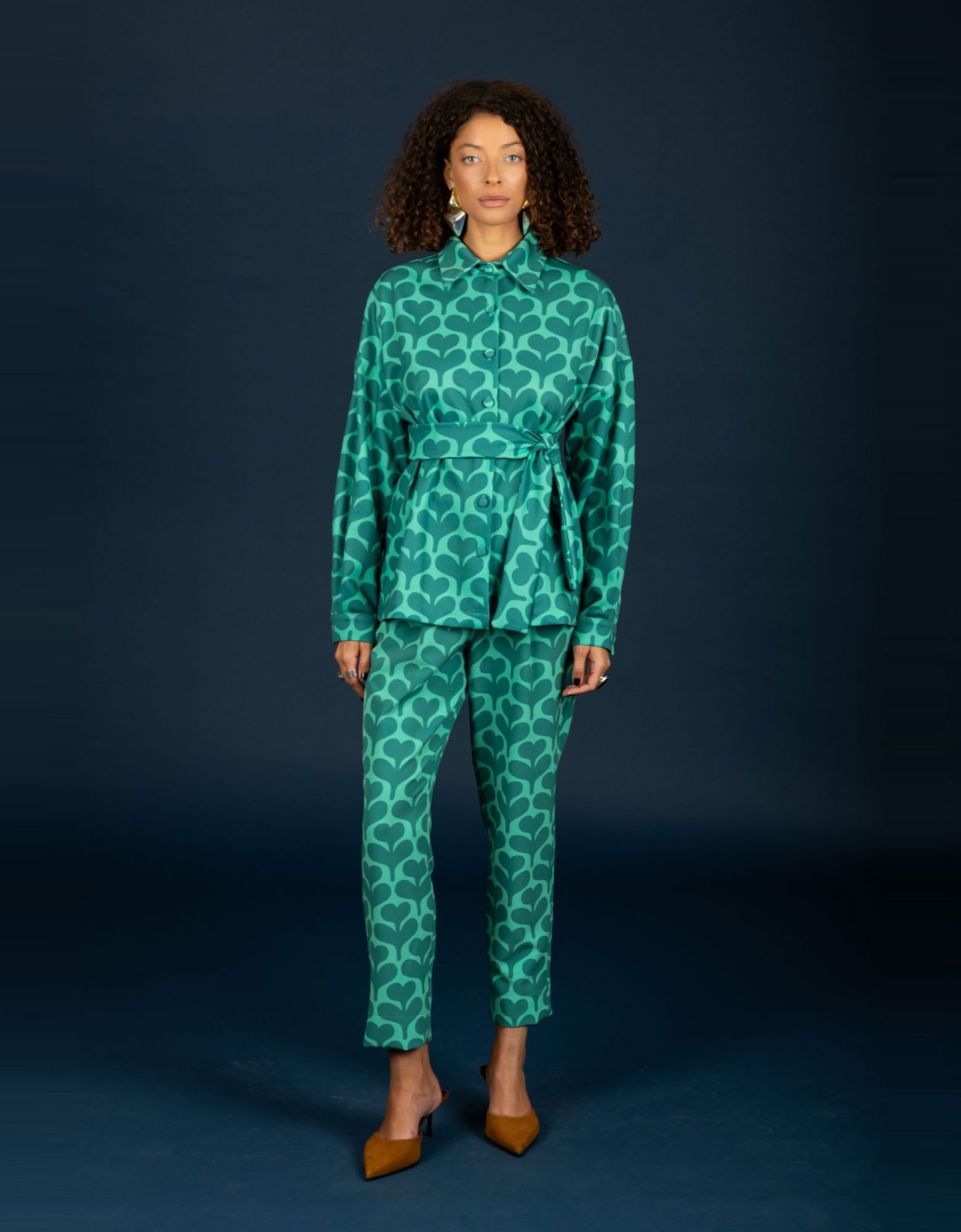 Chaton Agatha pants green