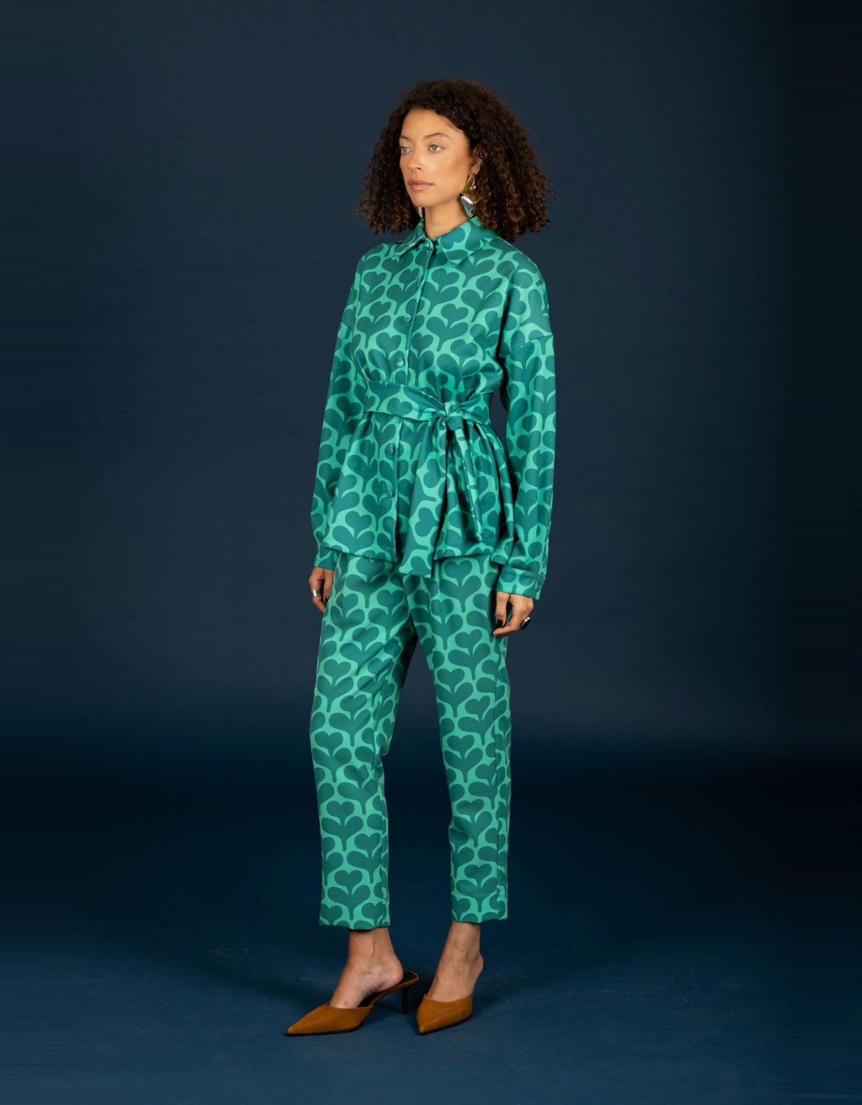 Chaton Agatha pants green