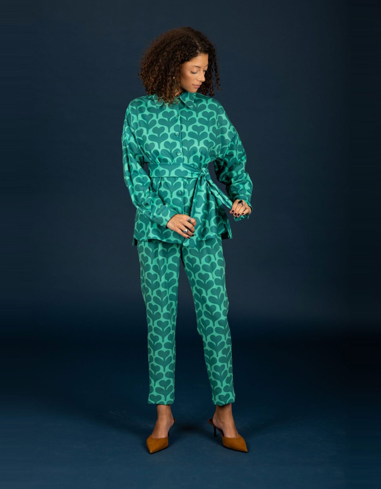 Chaton Agatha pants green