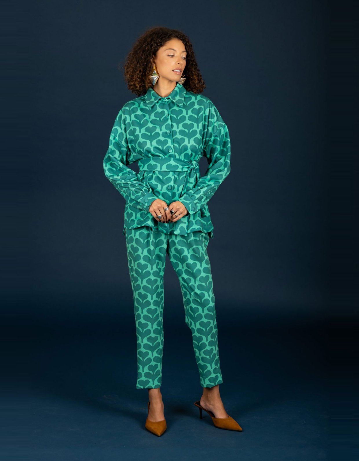 Chaton Agatha pants green