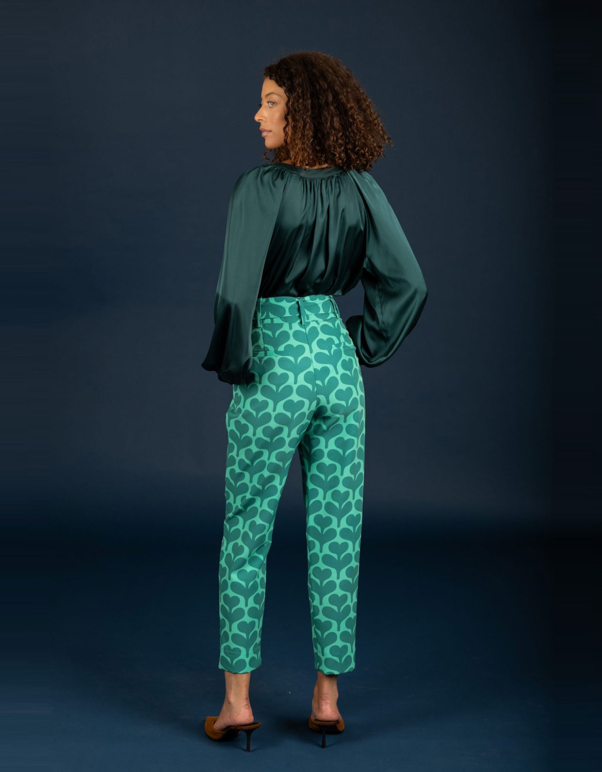 Chaton Agatha pants green