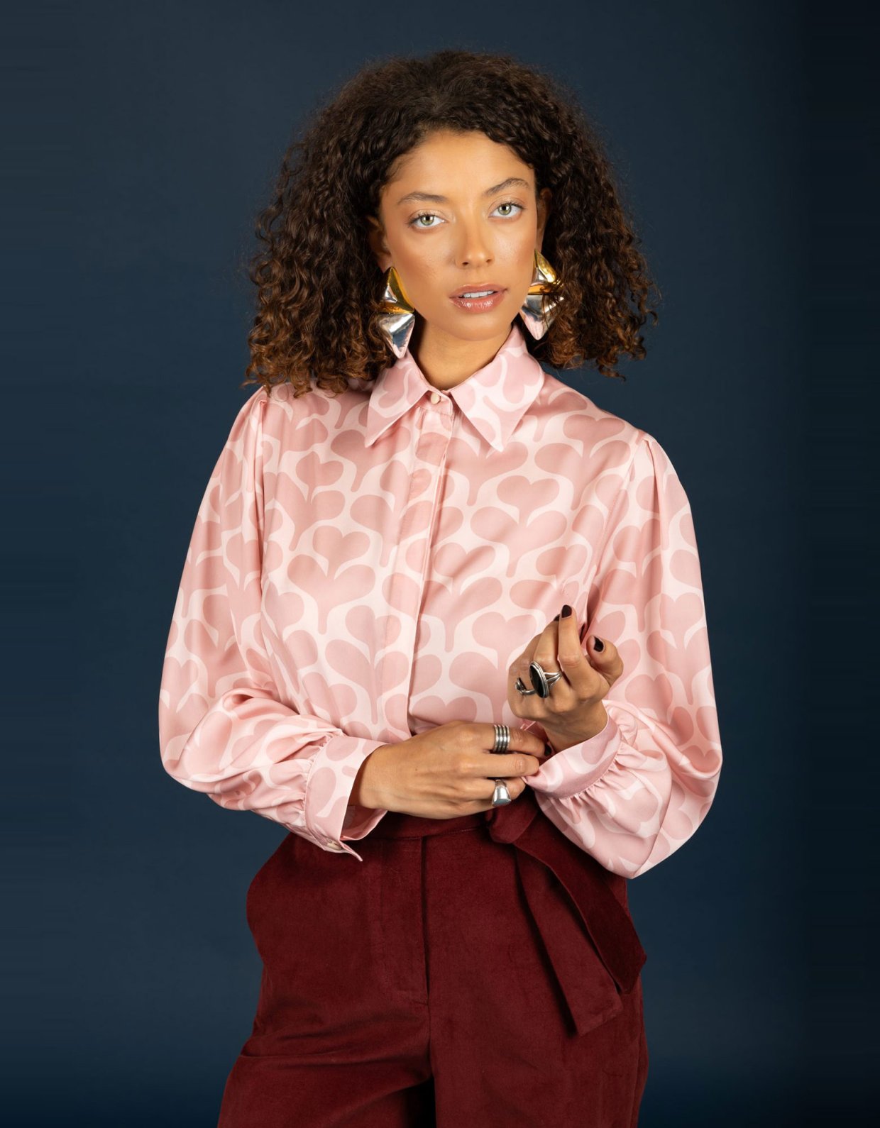 Chaton Agatha shirt pink