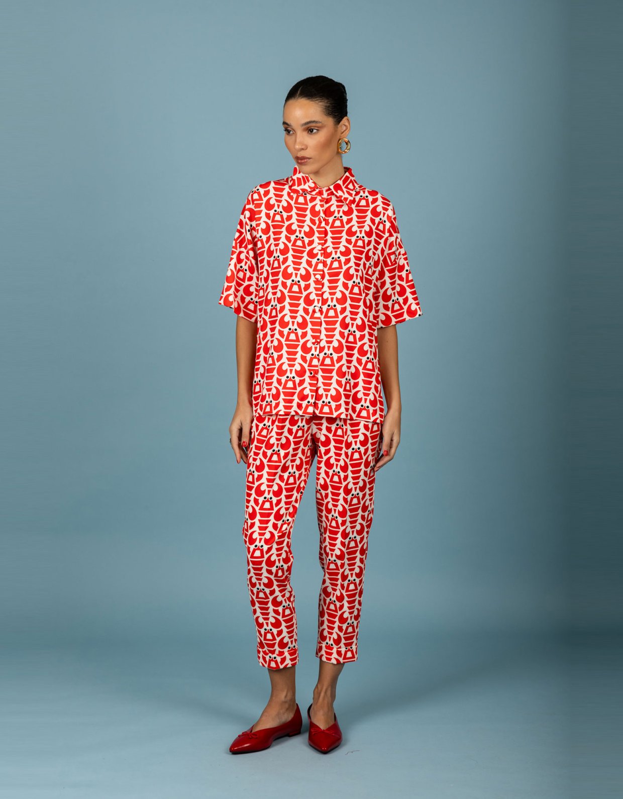 Chaton Agustin pants red