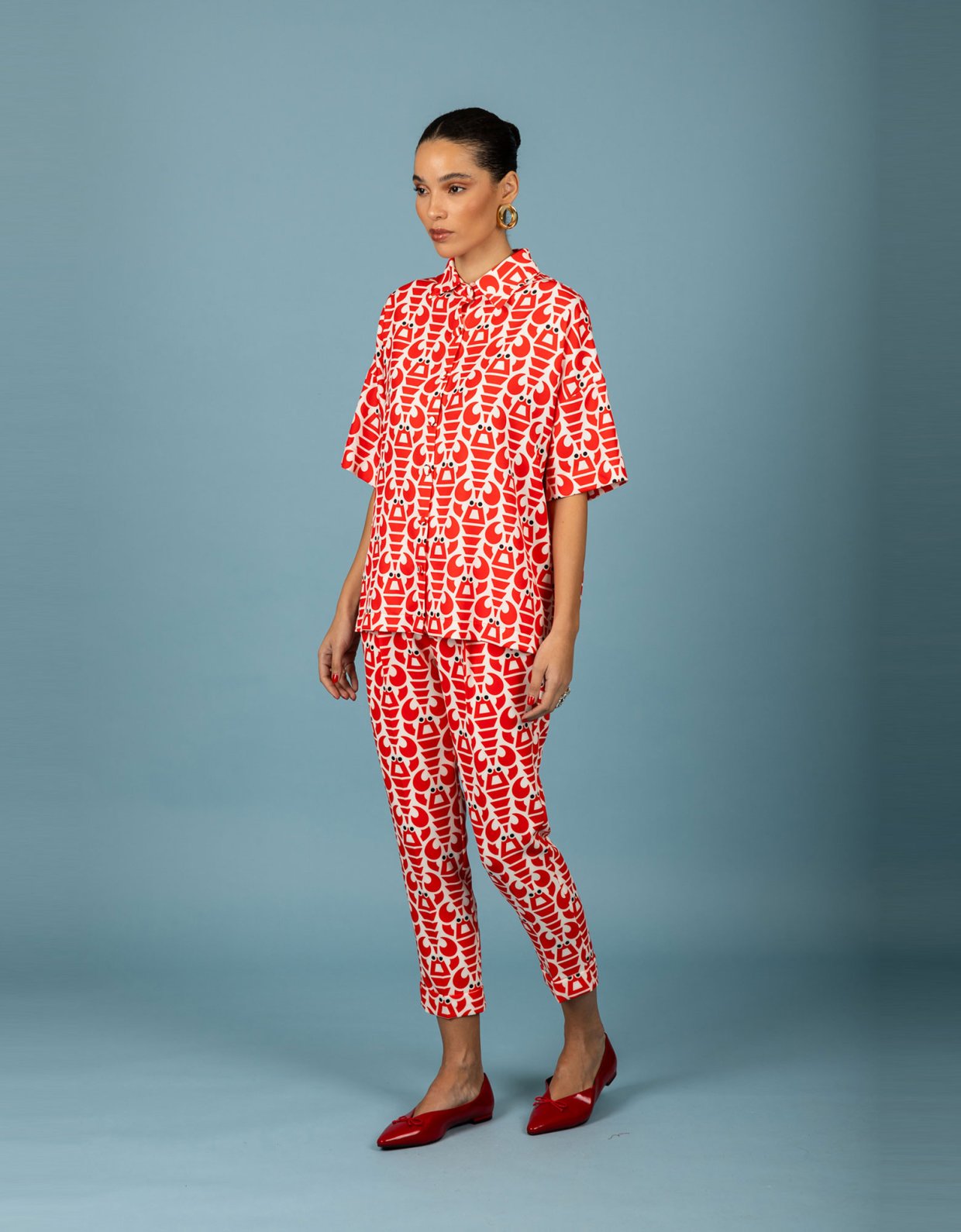 Chaton Agustin pants red