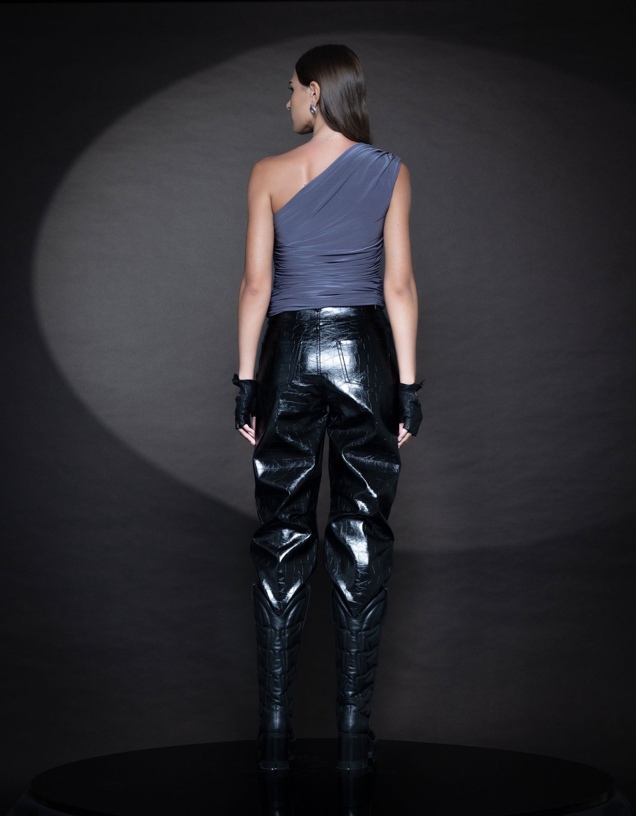 Foreveryoung Alaia barrel pants black