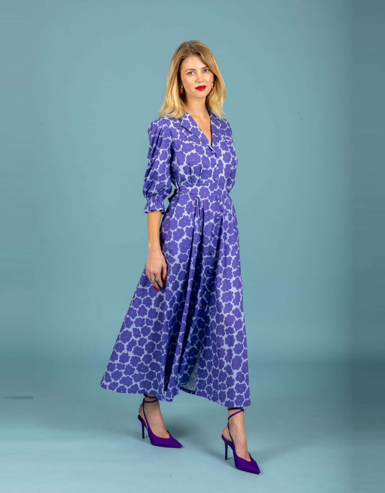 Chaton Alejandro poplin dress