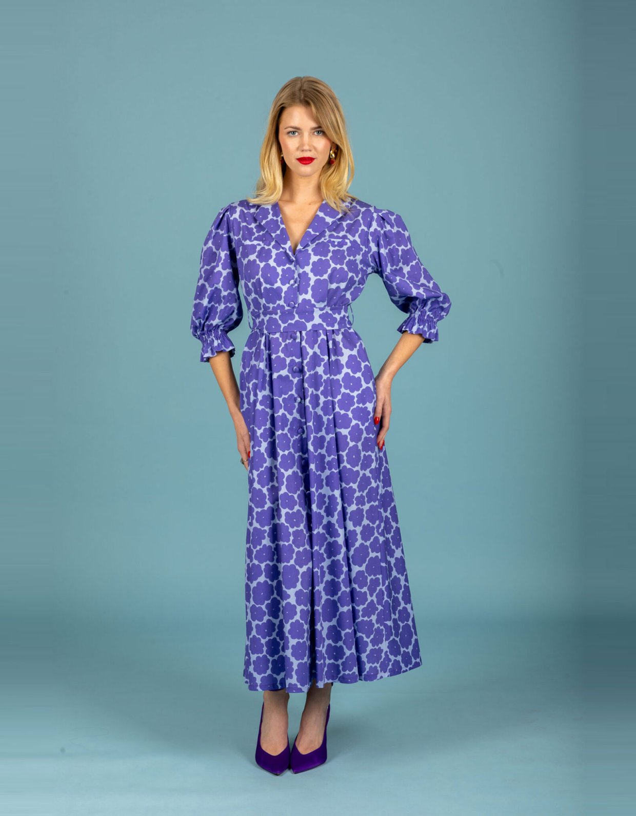 Chaton Alejandro poplin dress