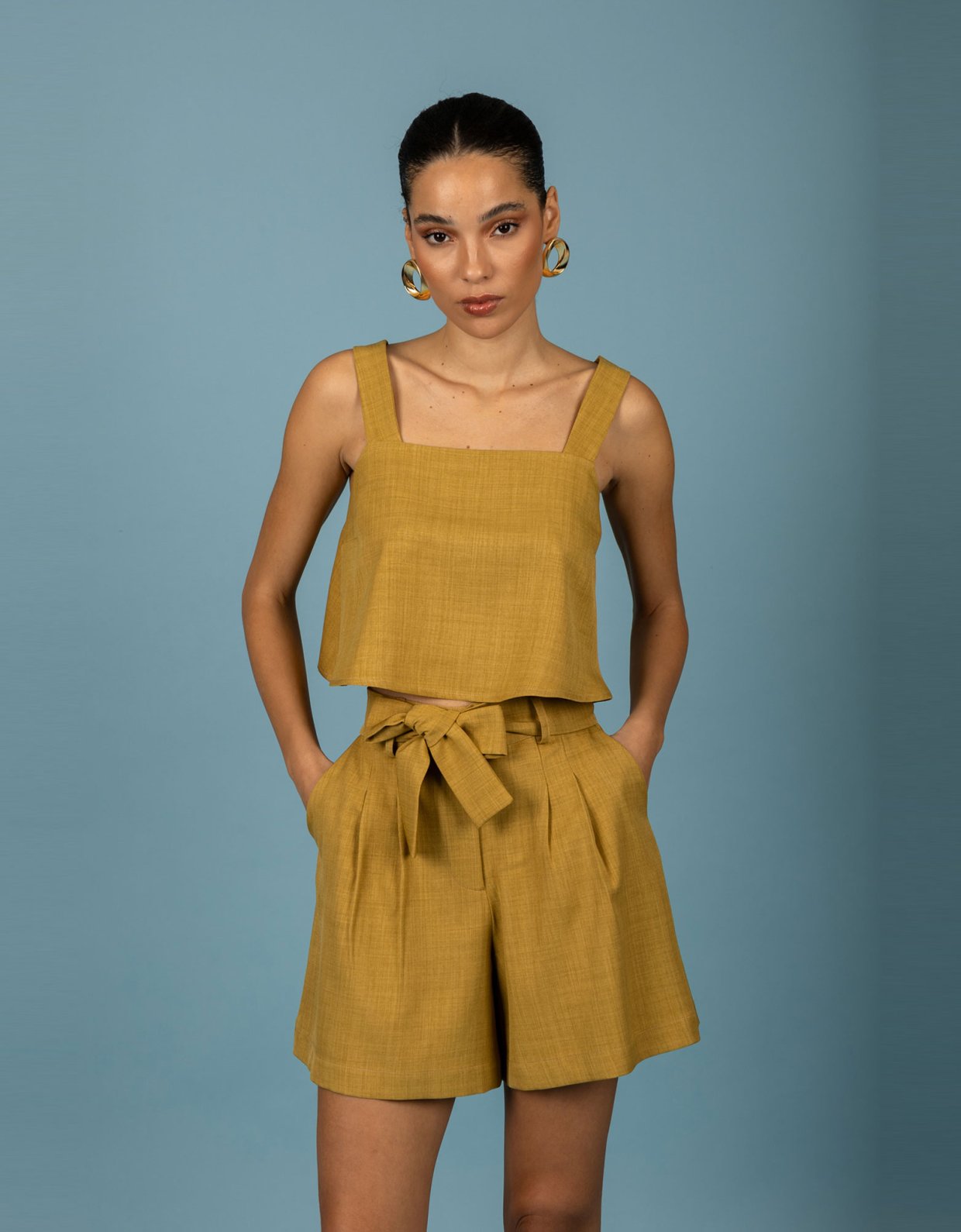 Chaton Alessandro shorts olive beige