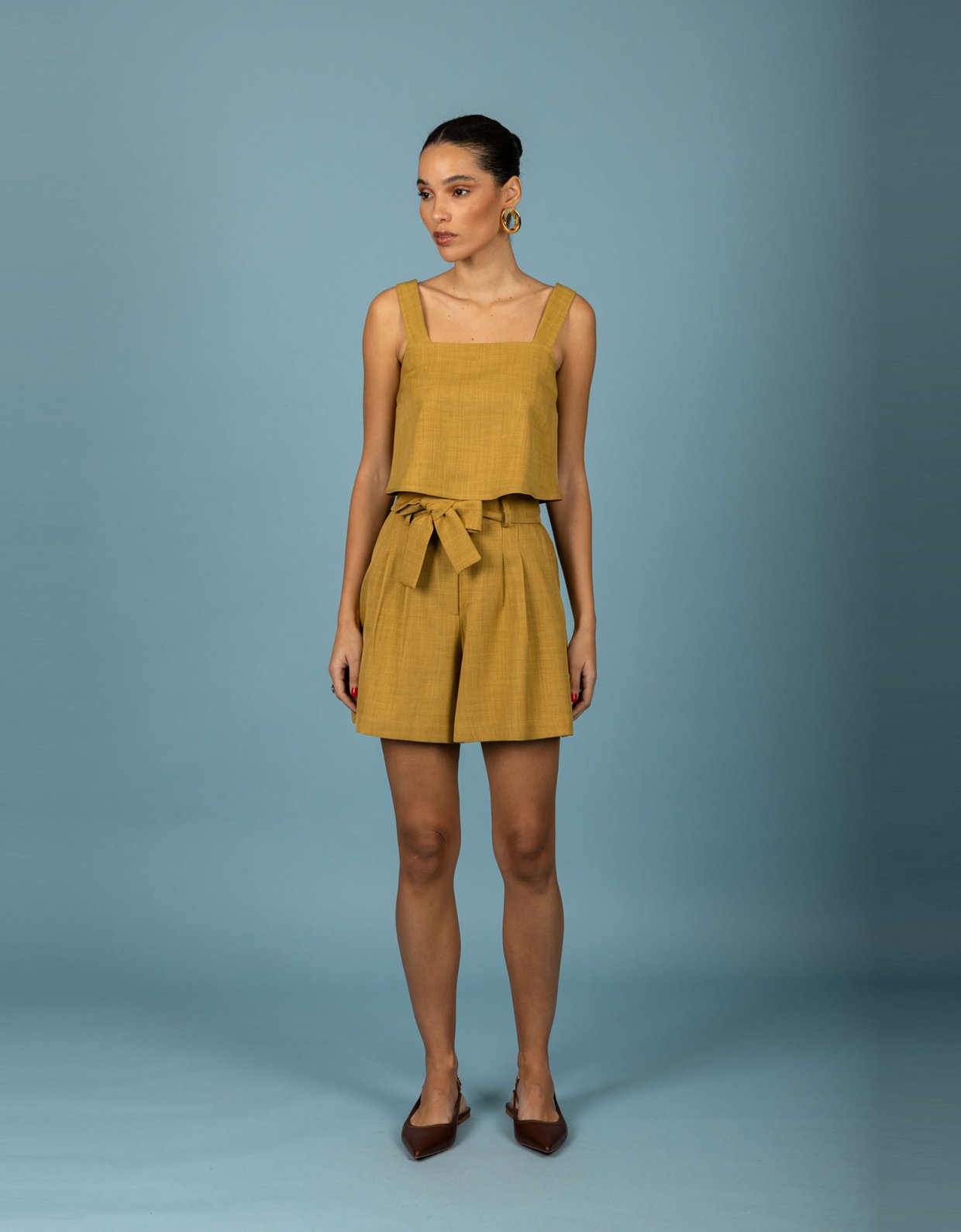 Chaton Alessandro shorts olive beige