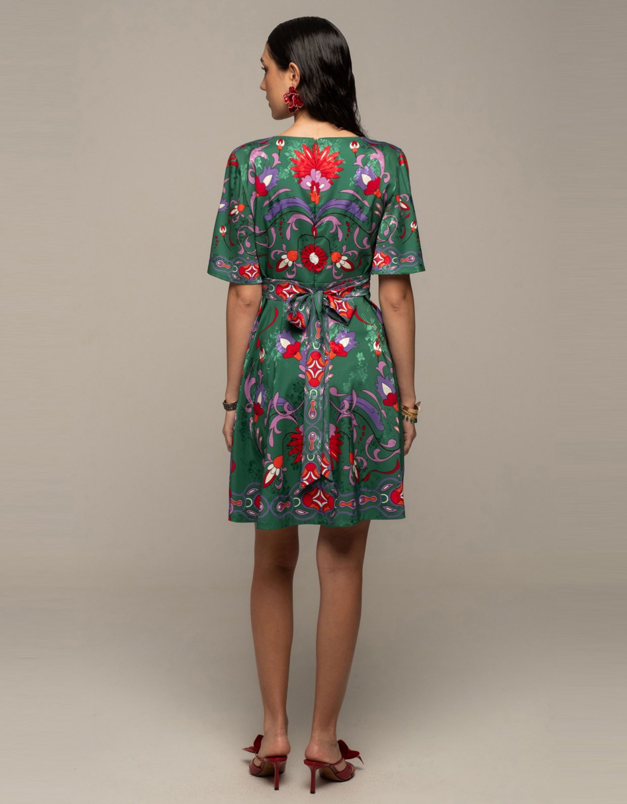 Peace and Chaos Aloe short dress