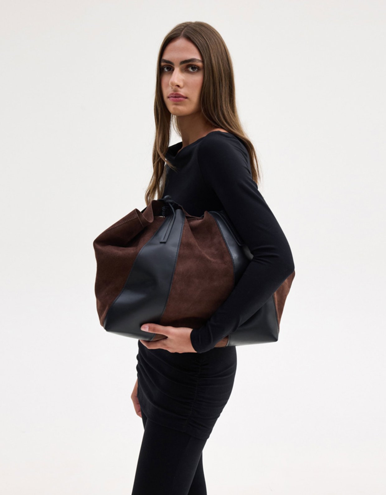 Sunset go Alyssa tote bag black/brown