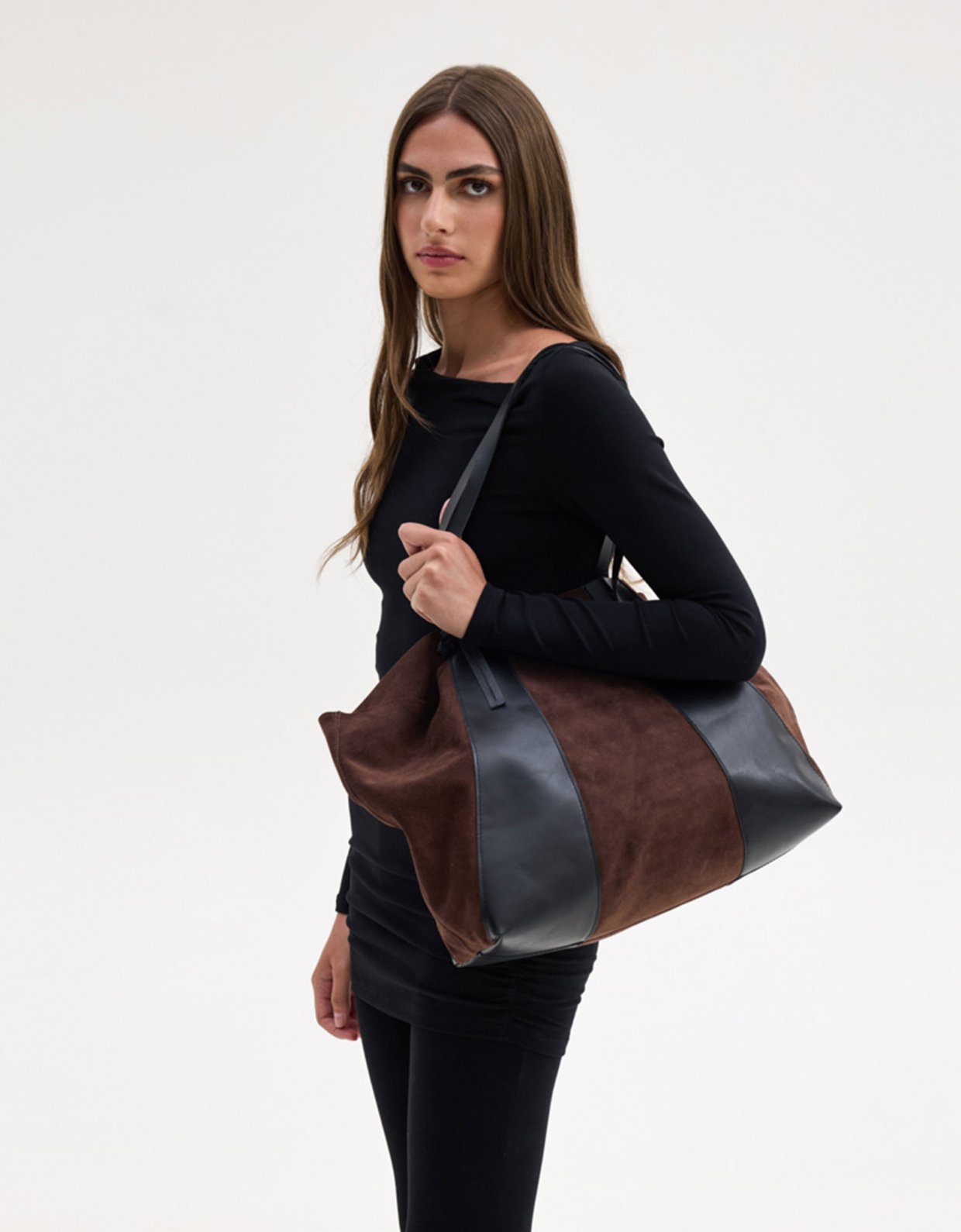 Sunset go Alyssa tote bag black/brown