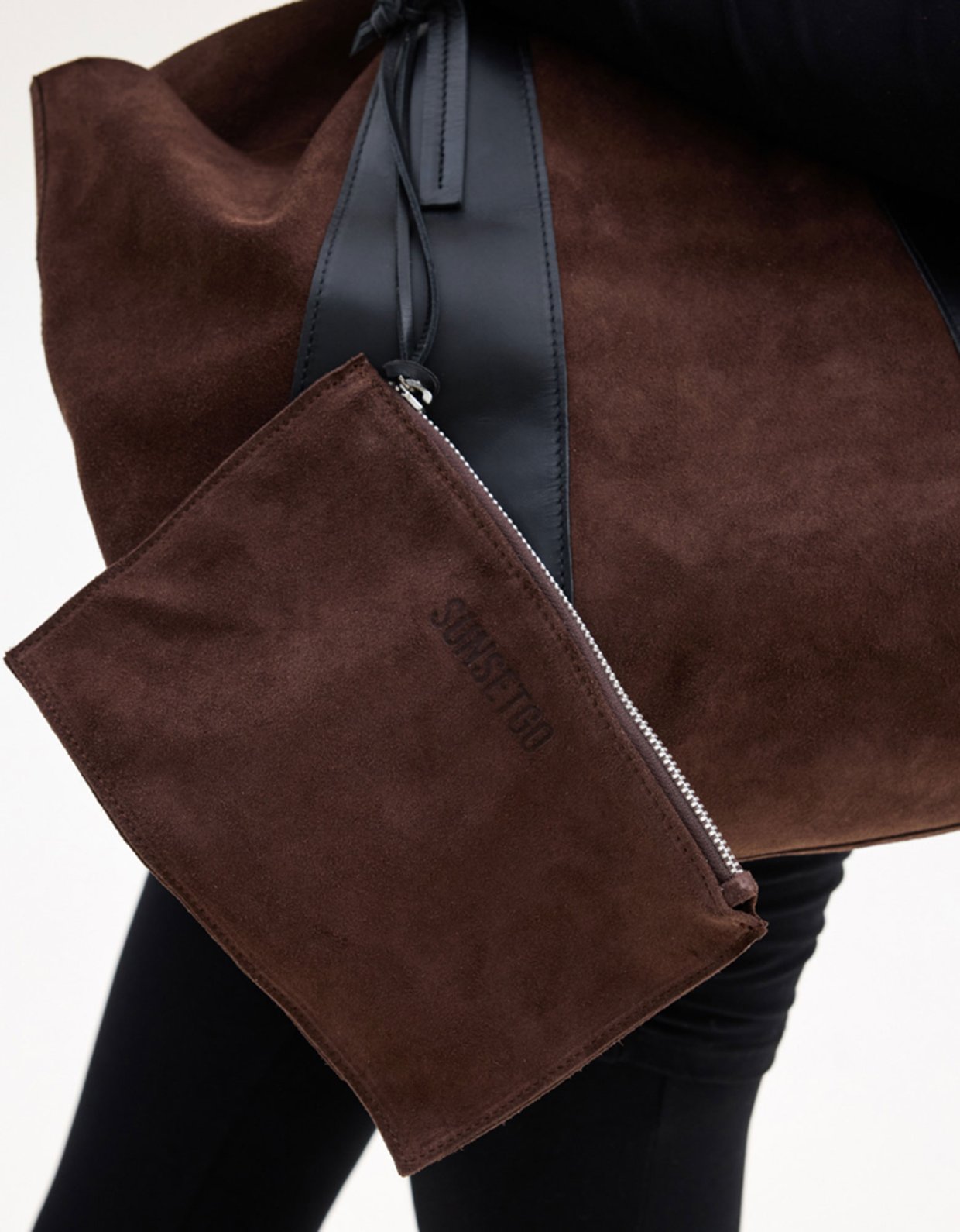 Sunset go Alyssa tote bag black/brown