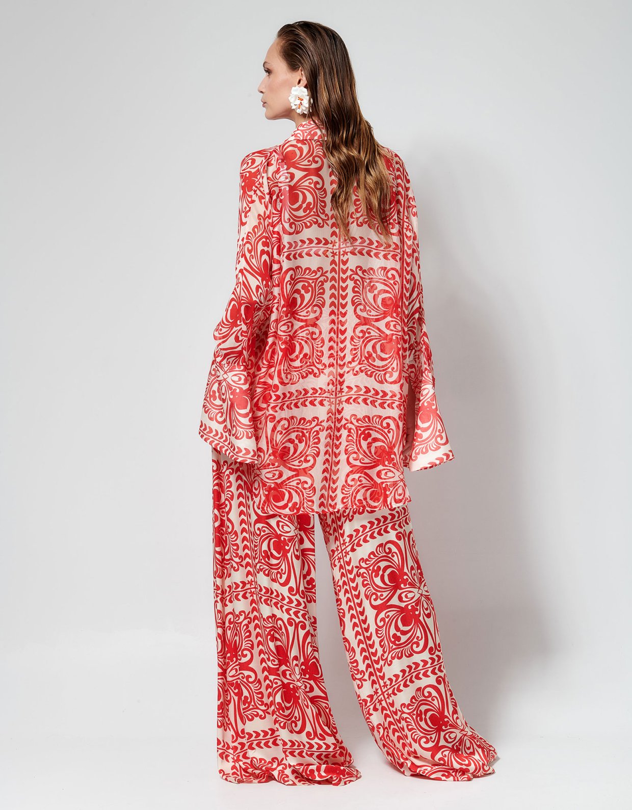 Dorina Savva Amara shirt red