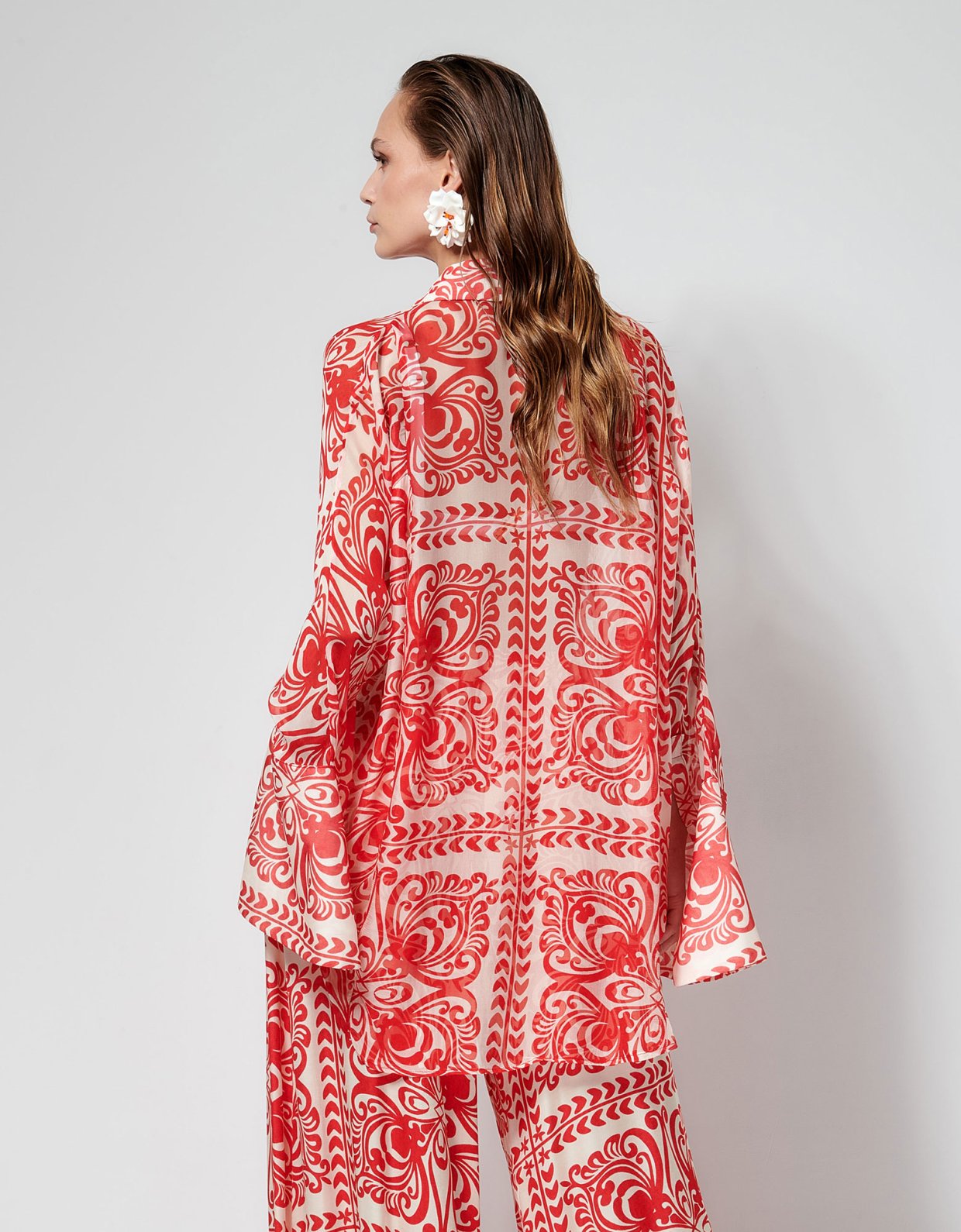 Dorina Savva Amara shirt red