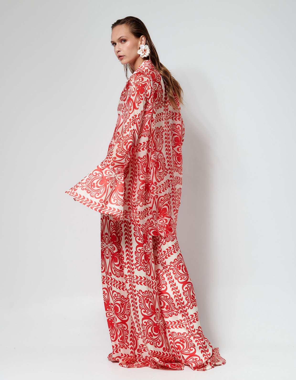 Dorina Savva Amara shirt red