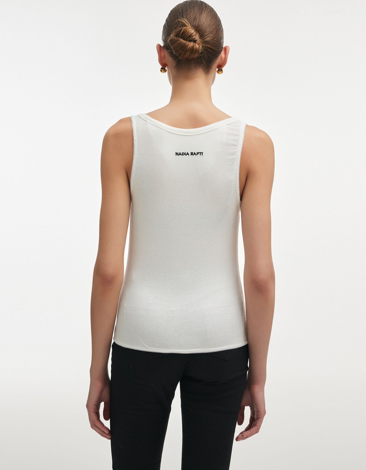 Nadia Rapti Anasa top white