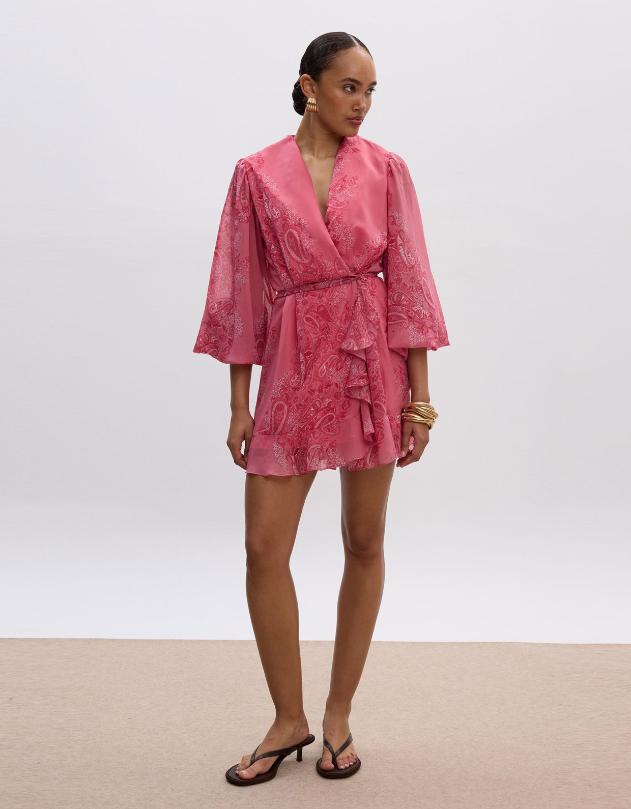 Ciel Concept Anastazia mini wrap dress
