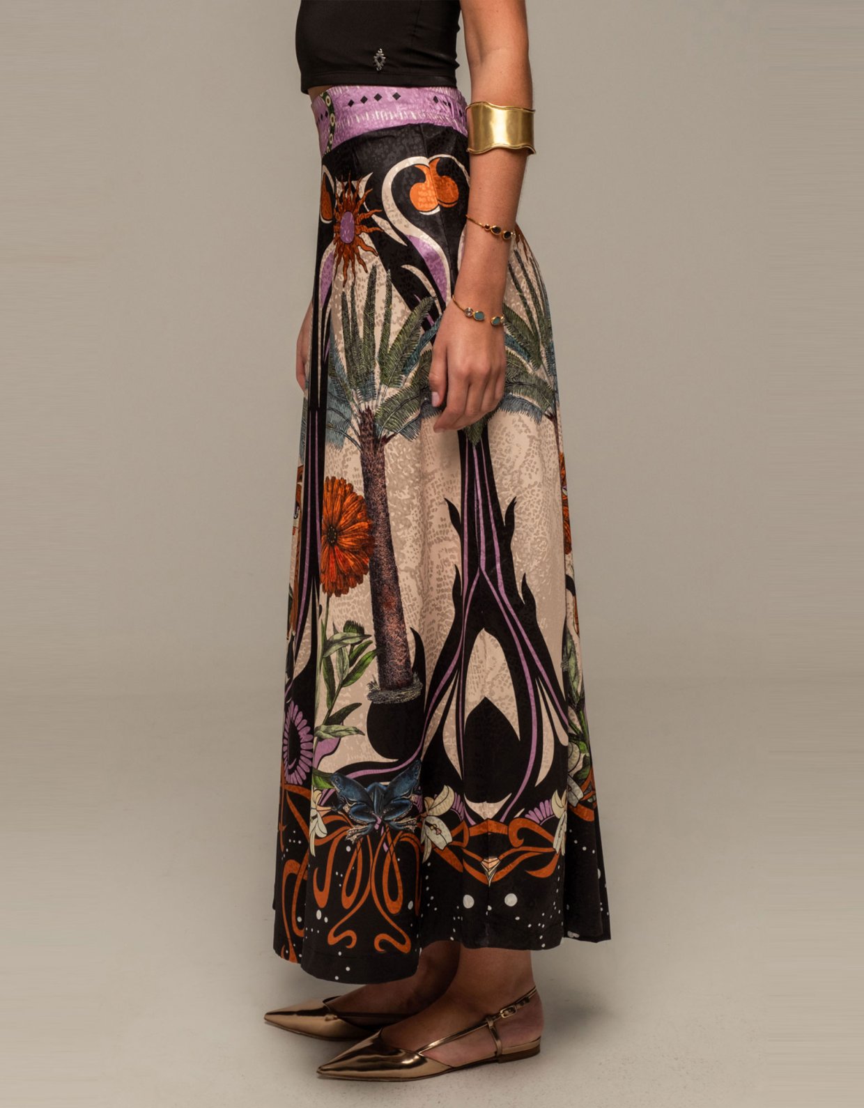 Peace and Chaos Ancestress long skirt