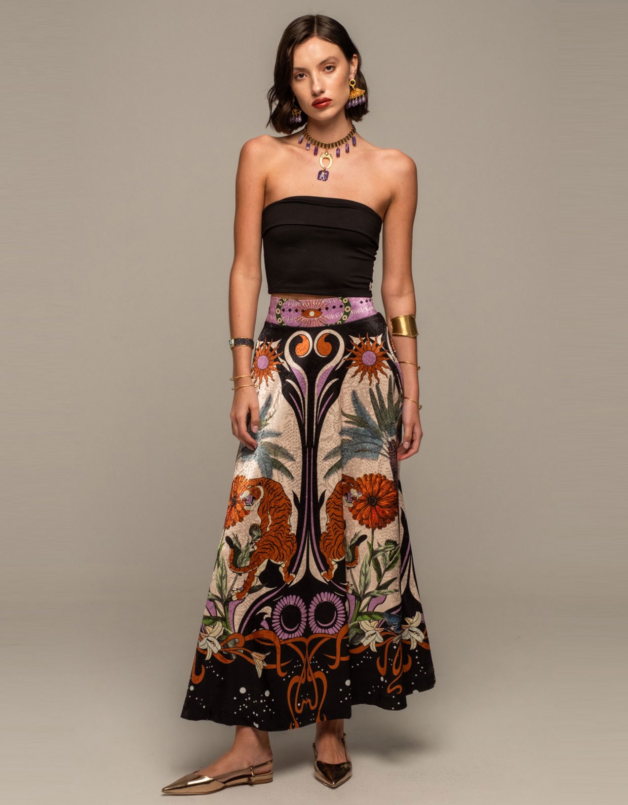 Peace and Chaos Ancestress long skirt