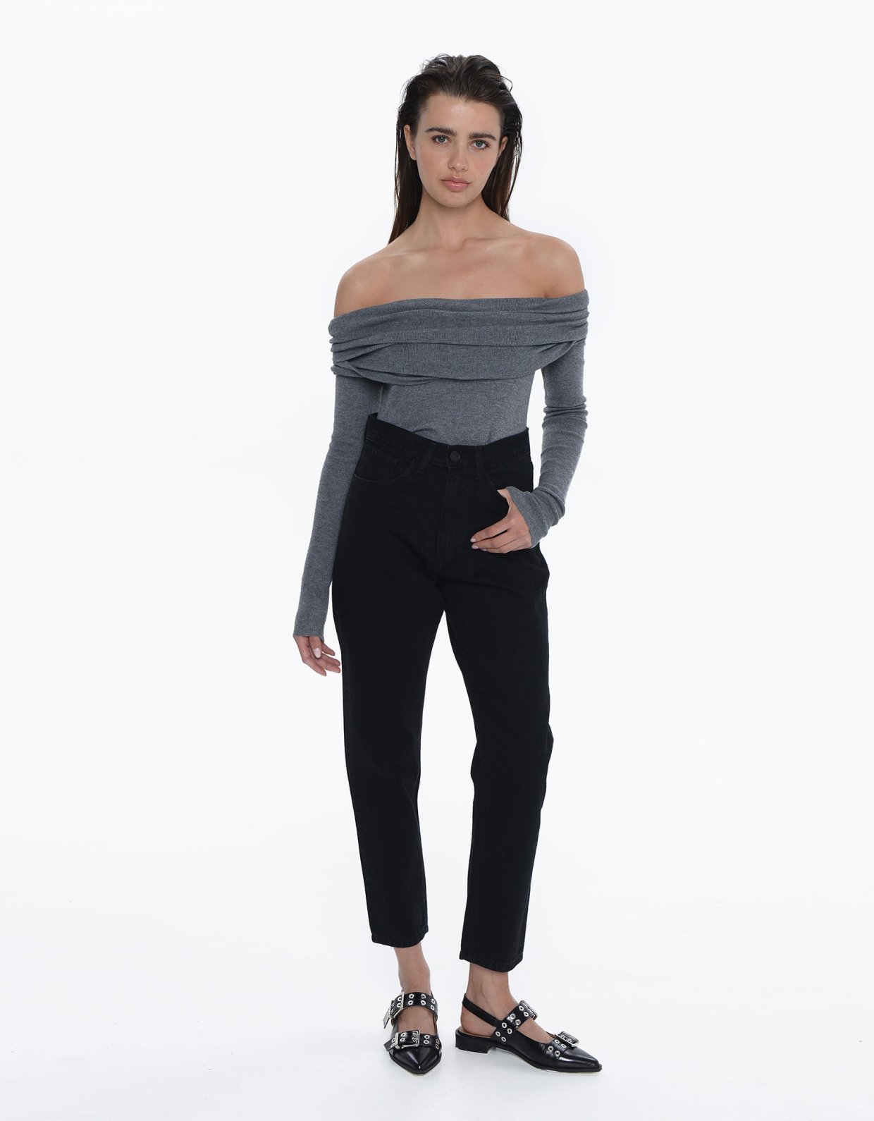 Sac Jeans Angela black denim pants
