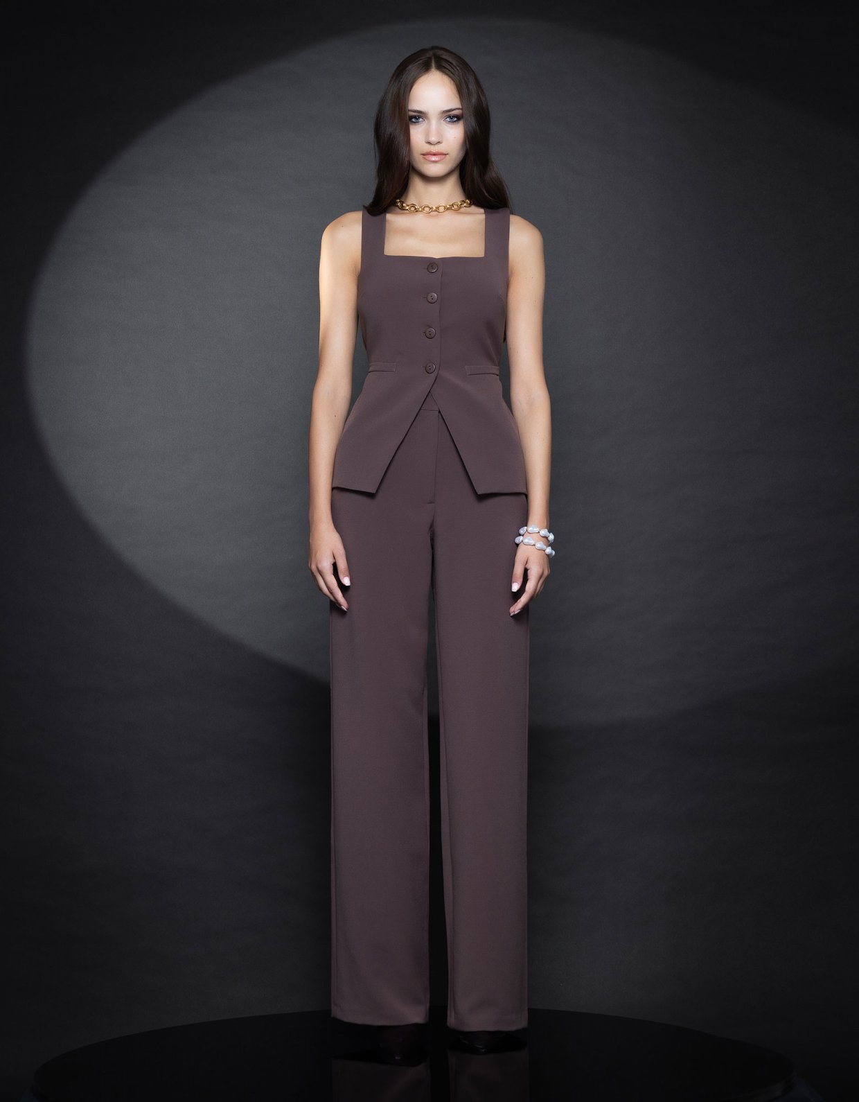 Foreveryoung Anisa pants brown