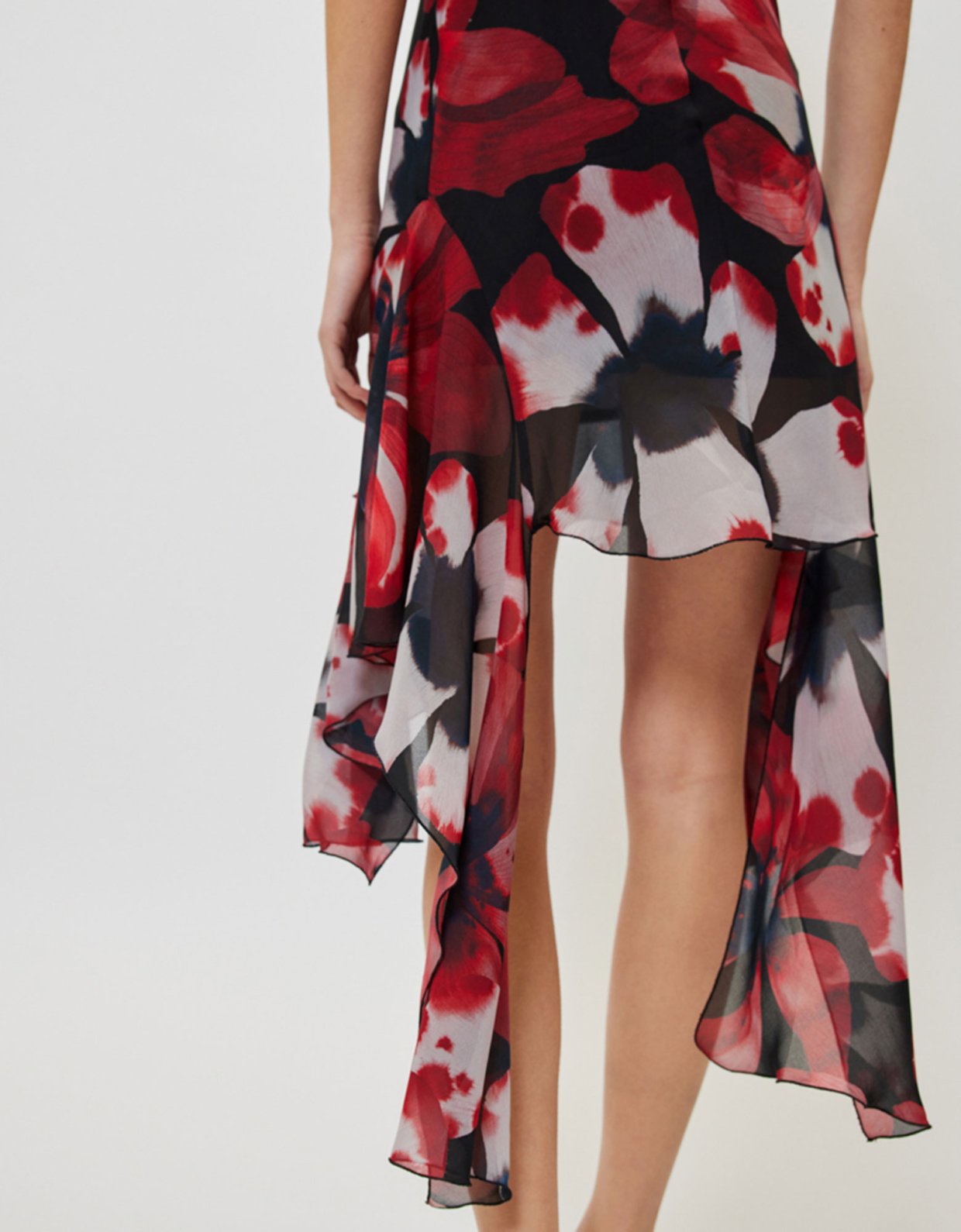 Sunset go Anya dress flower print