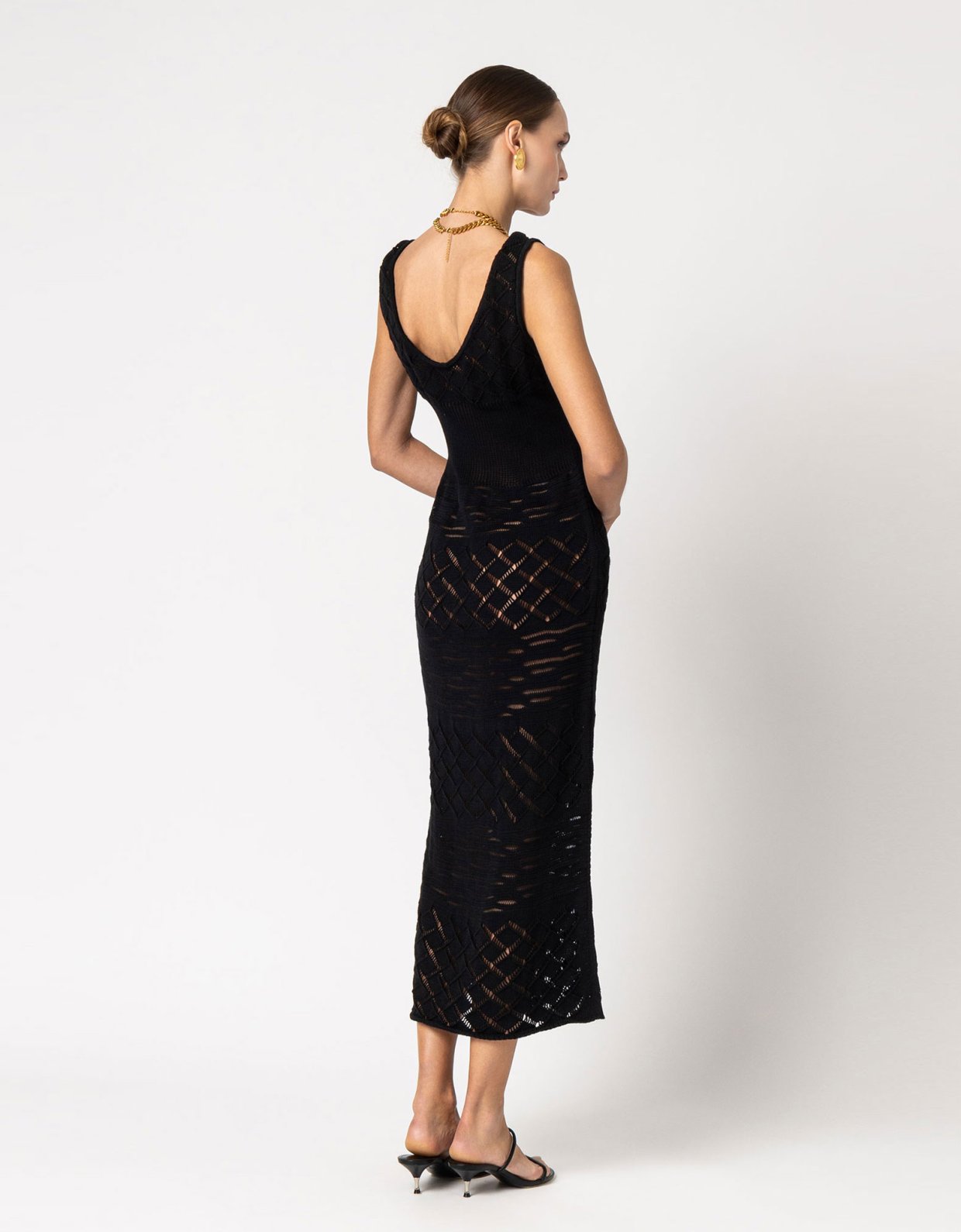 Foreveryoung Aria knit dress black