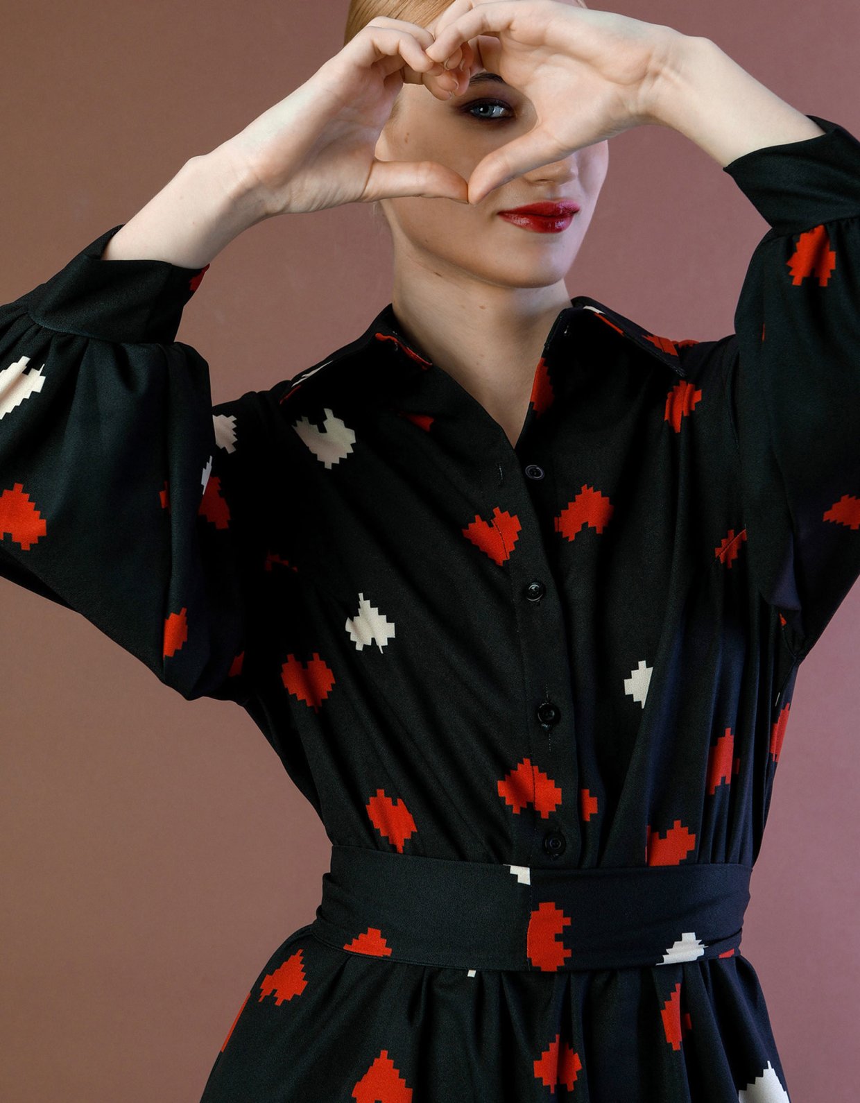 Bee Me Arianna dress hearts