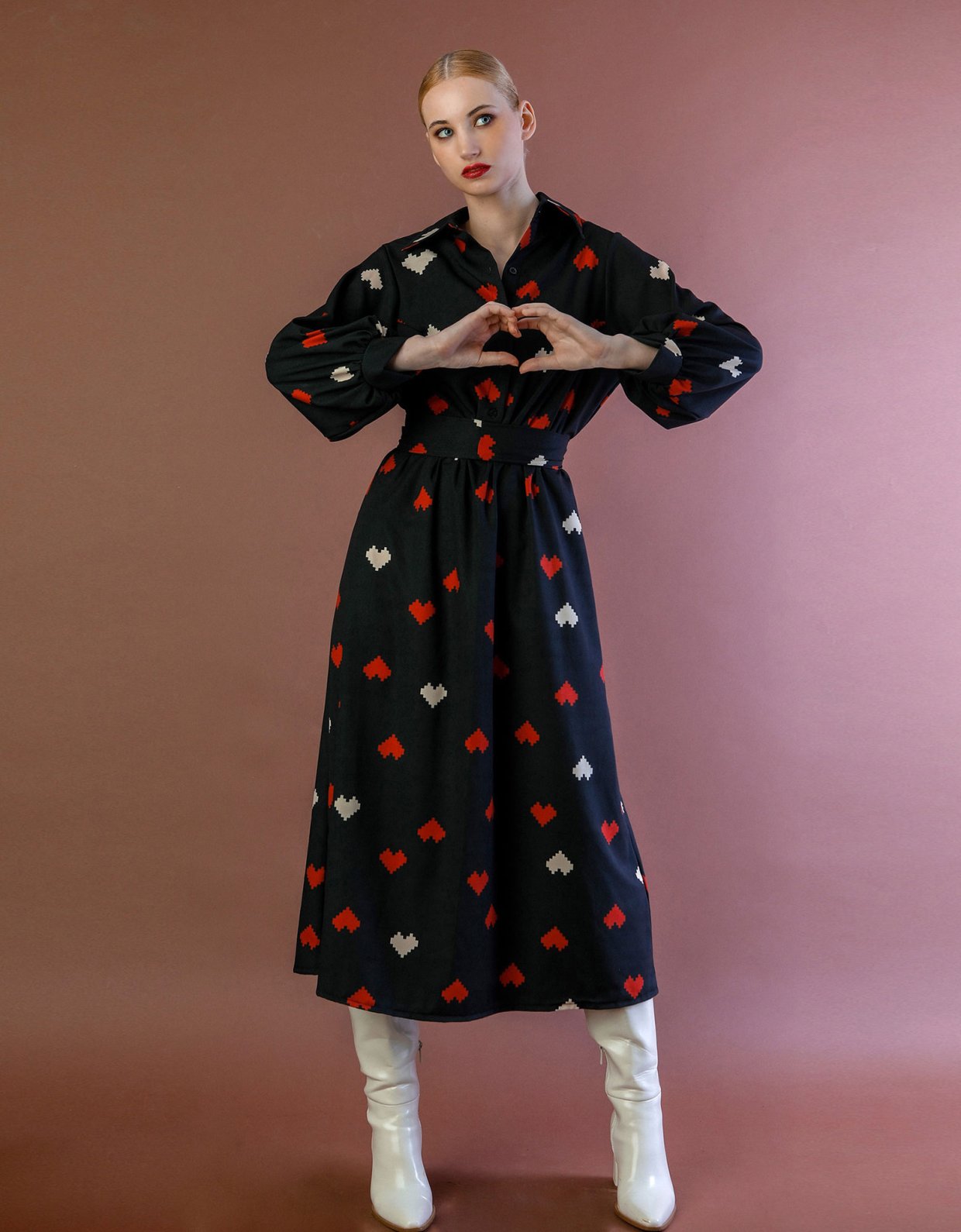 Bee Me Arianna dress hearts