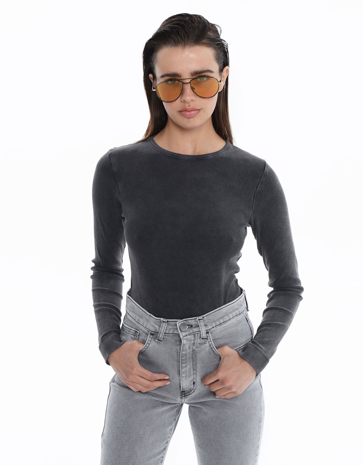 Sac Jeans Arianna flare denim pants graphite