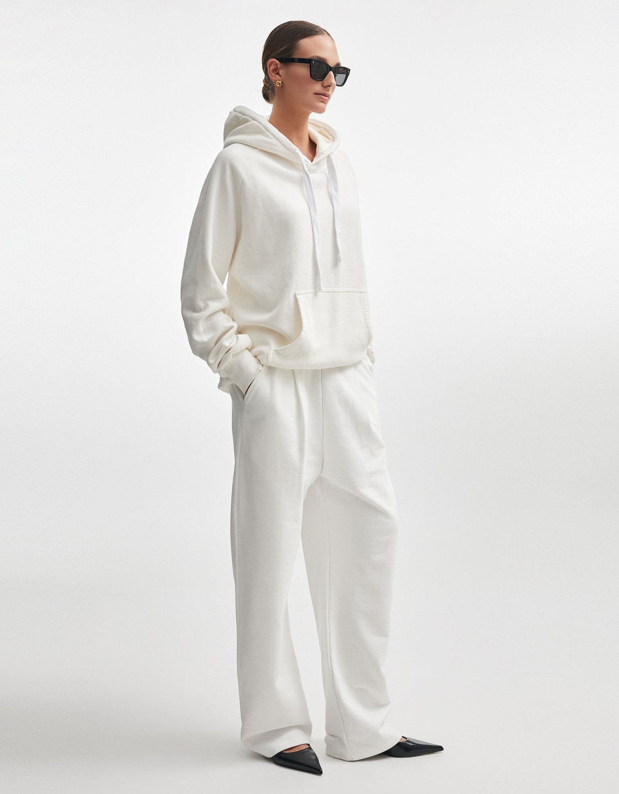 Nadia Rapti Athle hoodie off white
