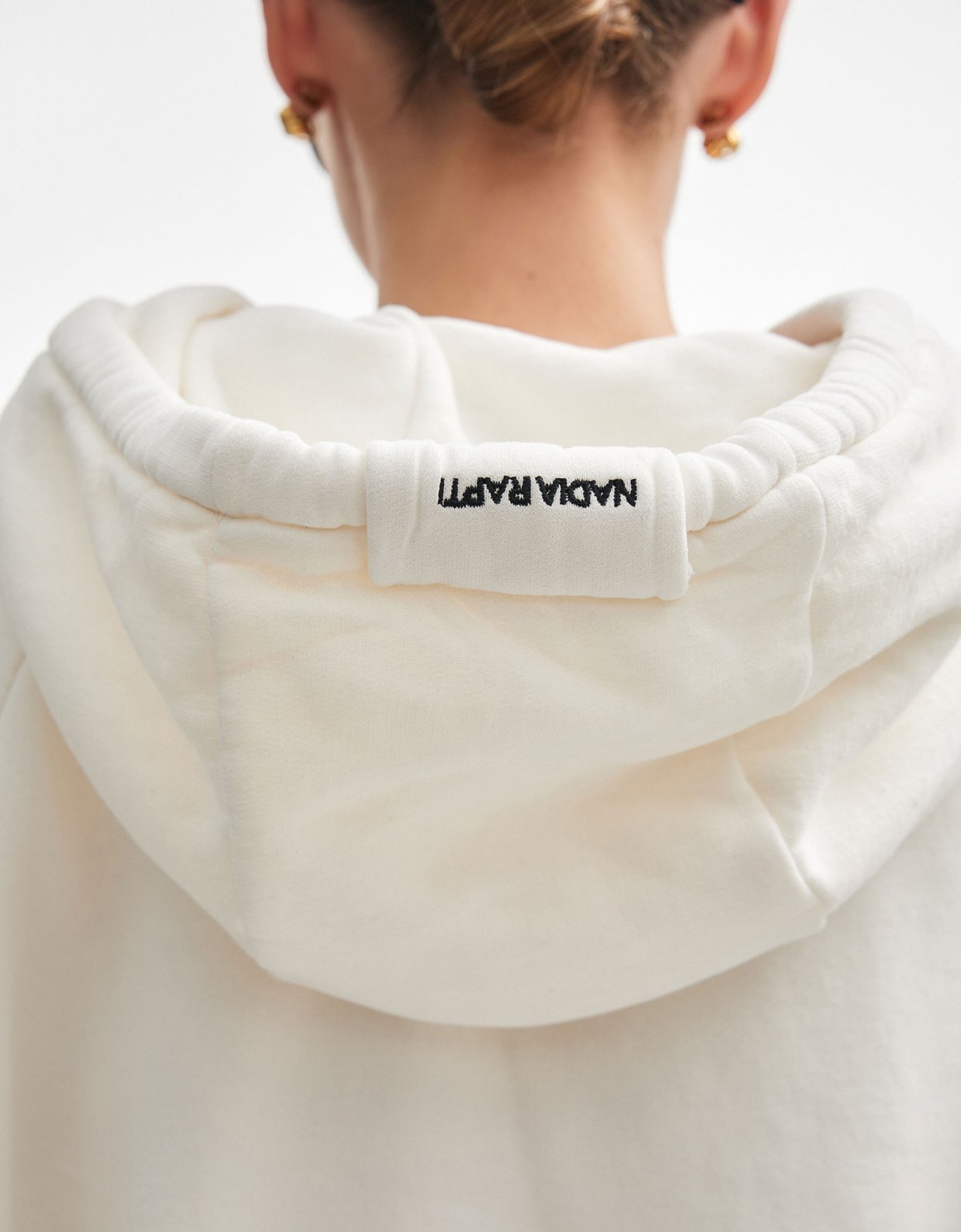 Nadia Rapti Athle hoodie off white