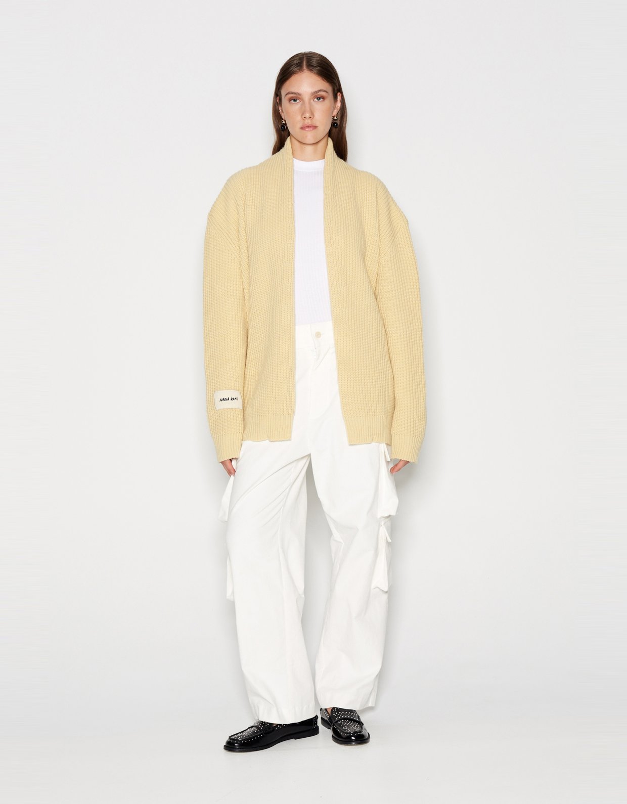 Nadia Rapti Audition cardigan yellow