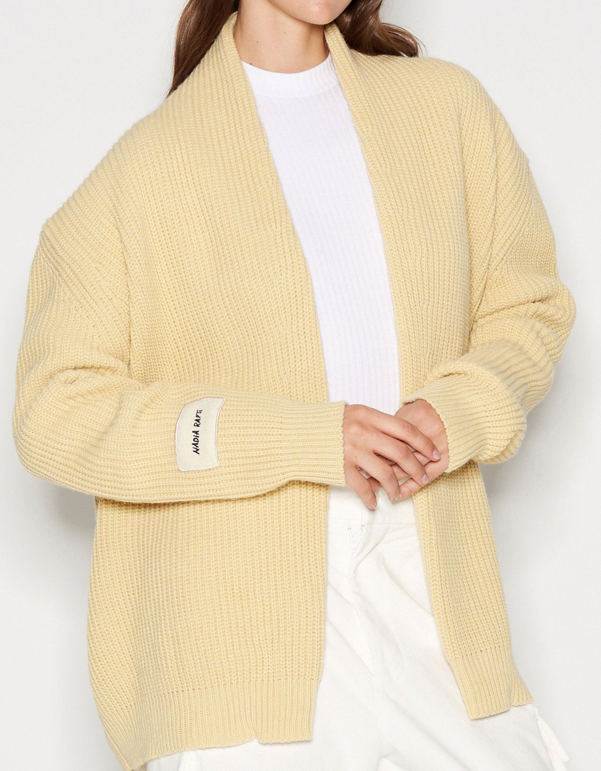 Nadia Rapti Audition cardigan yellow