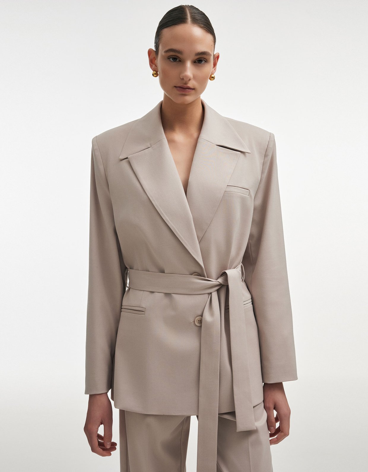 Nadia Rapti Aura blazer grey