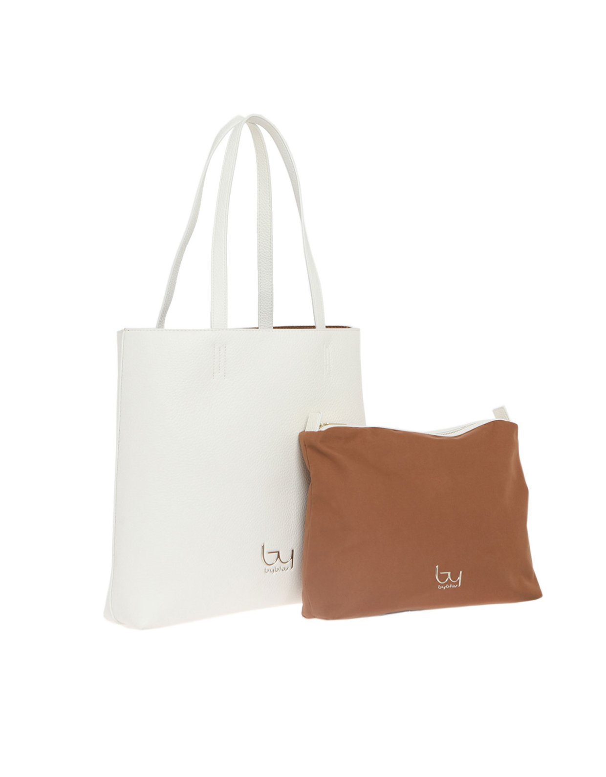 By Byblos Auriga shopper bag white