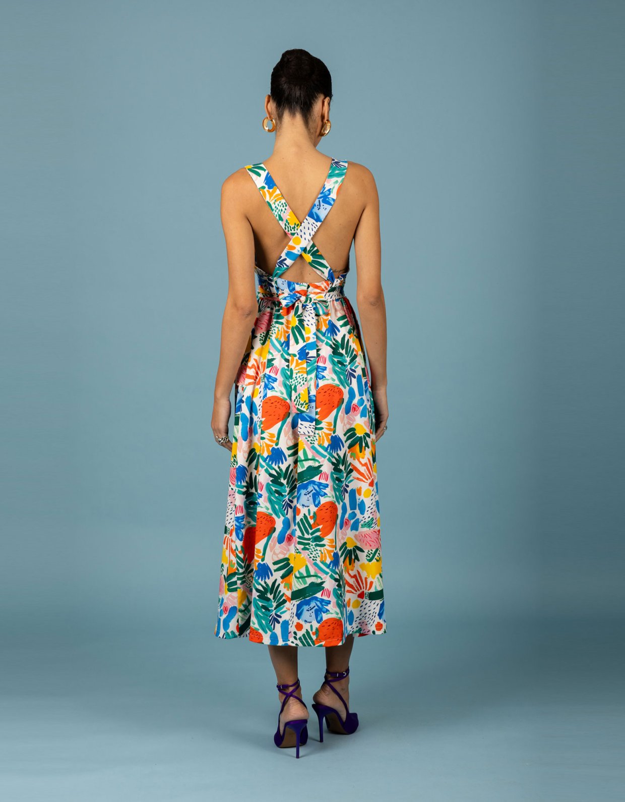 Chaton Aurora open back dress