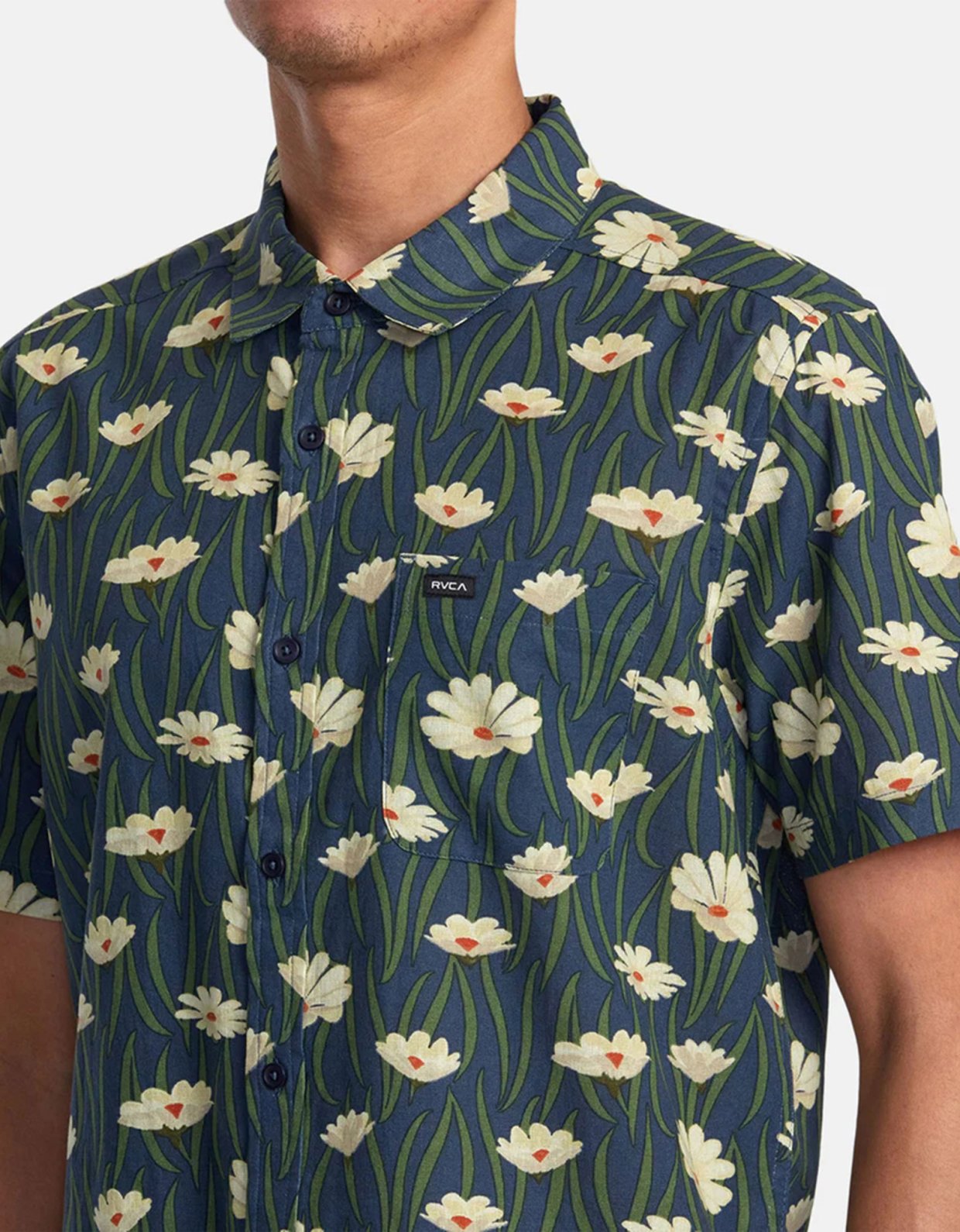 Rvca Rvgazi short sleeve floral shirt