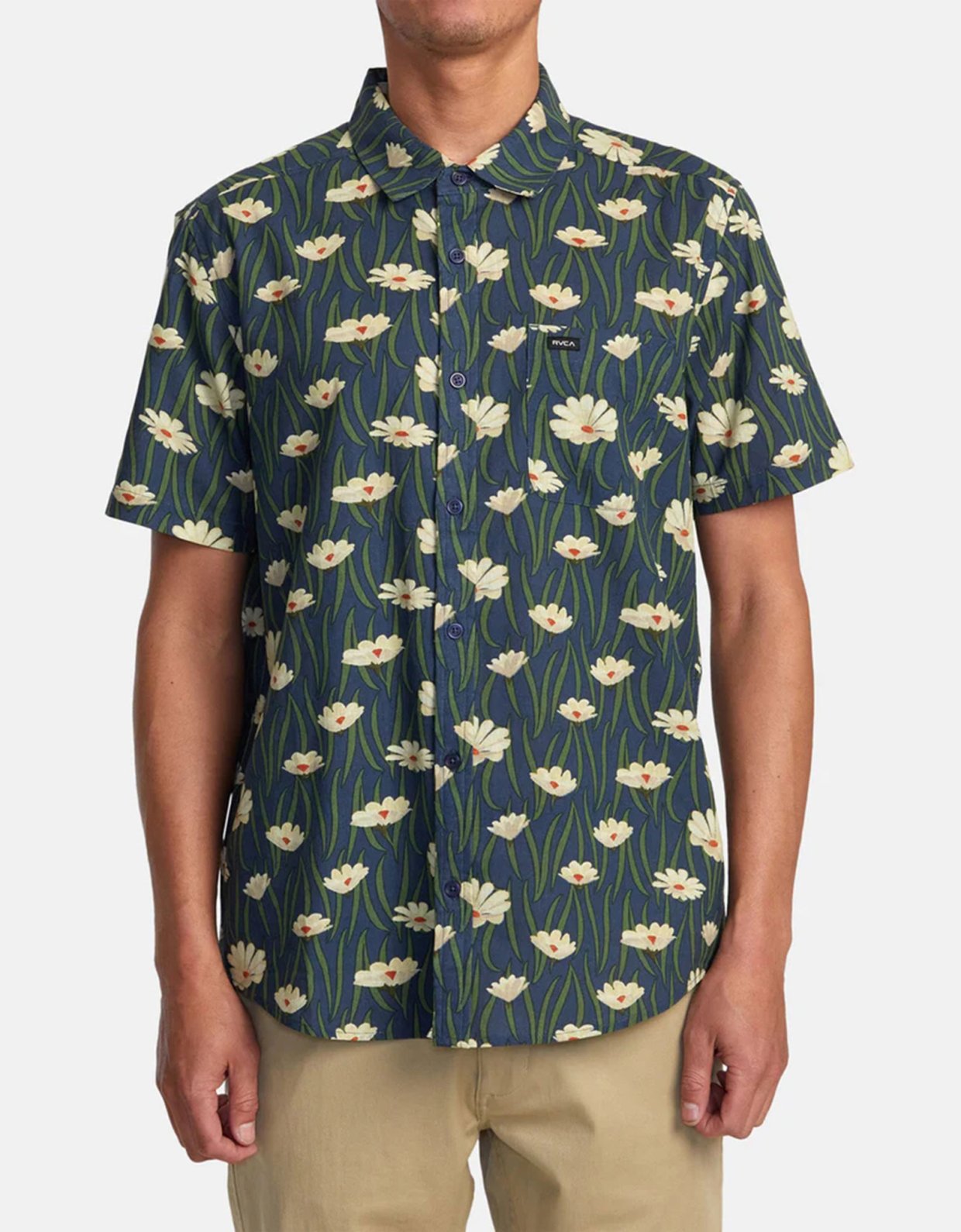 Rvca Rvgazi short sleeve floral shirt