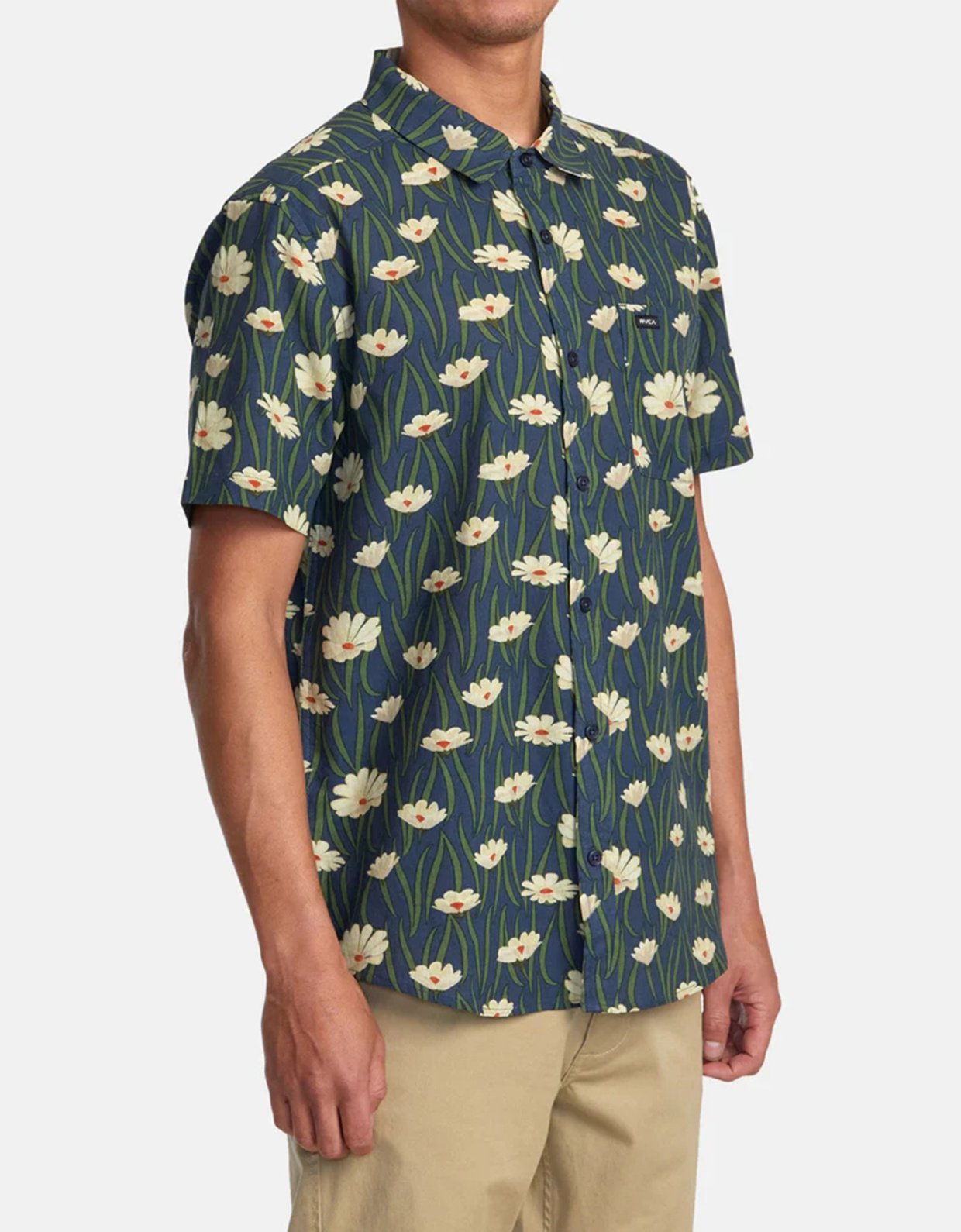 Rvca Rvgazi short sleeve floral shirt