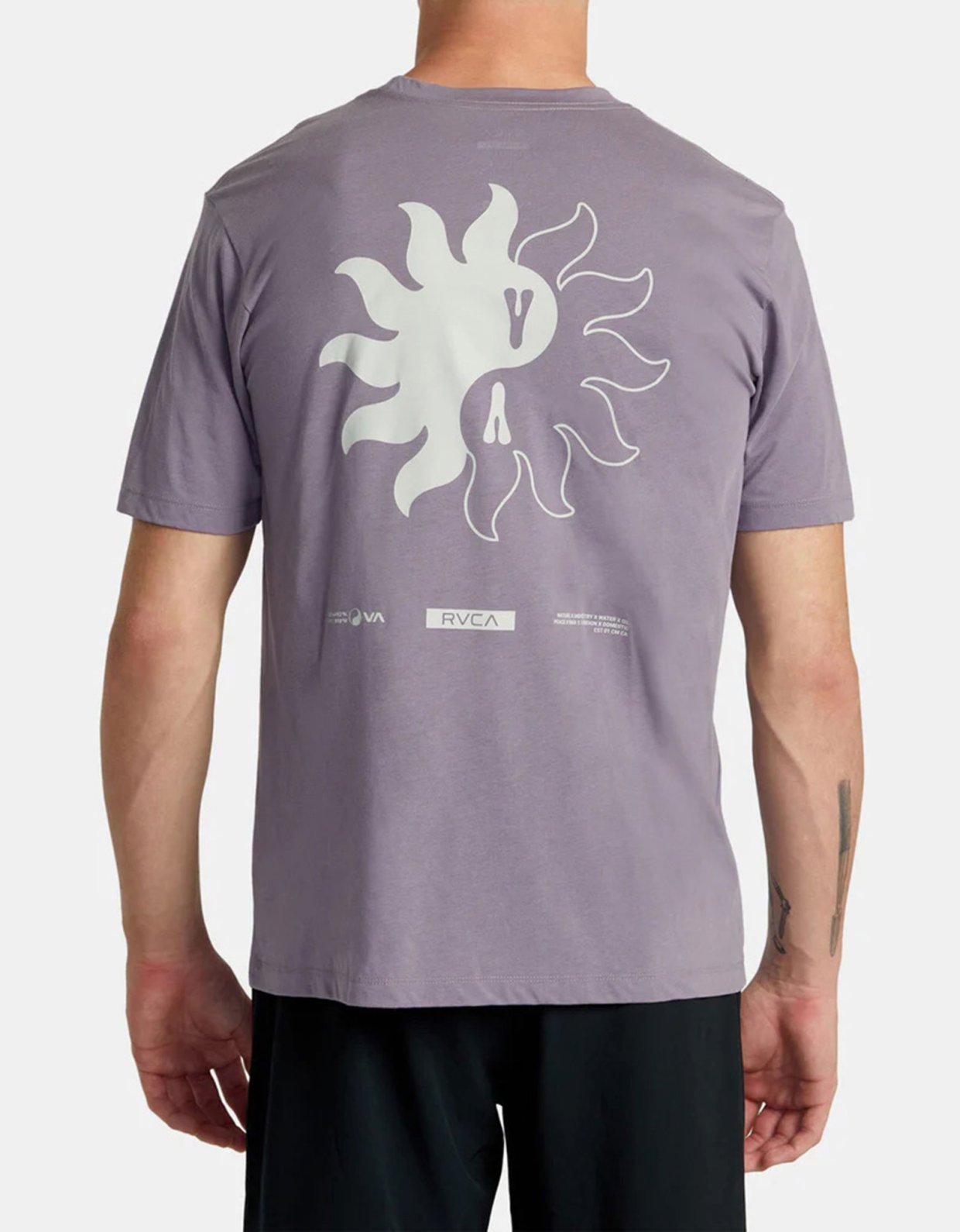 Rvca Va blooming tee purple