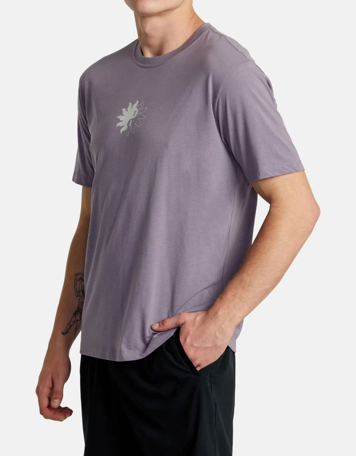 Rvca Va blooming tee purple