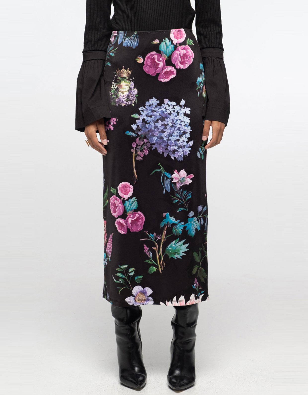 Peace and Chaos Azalea midi skirt