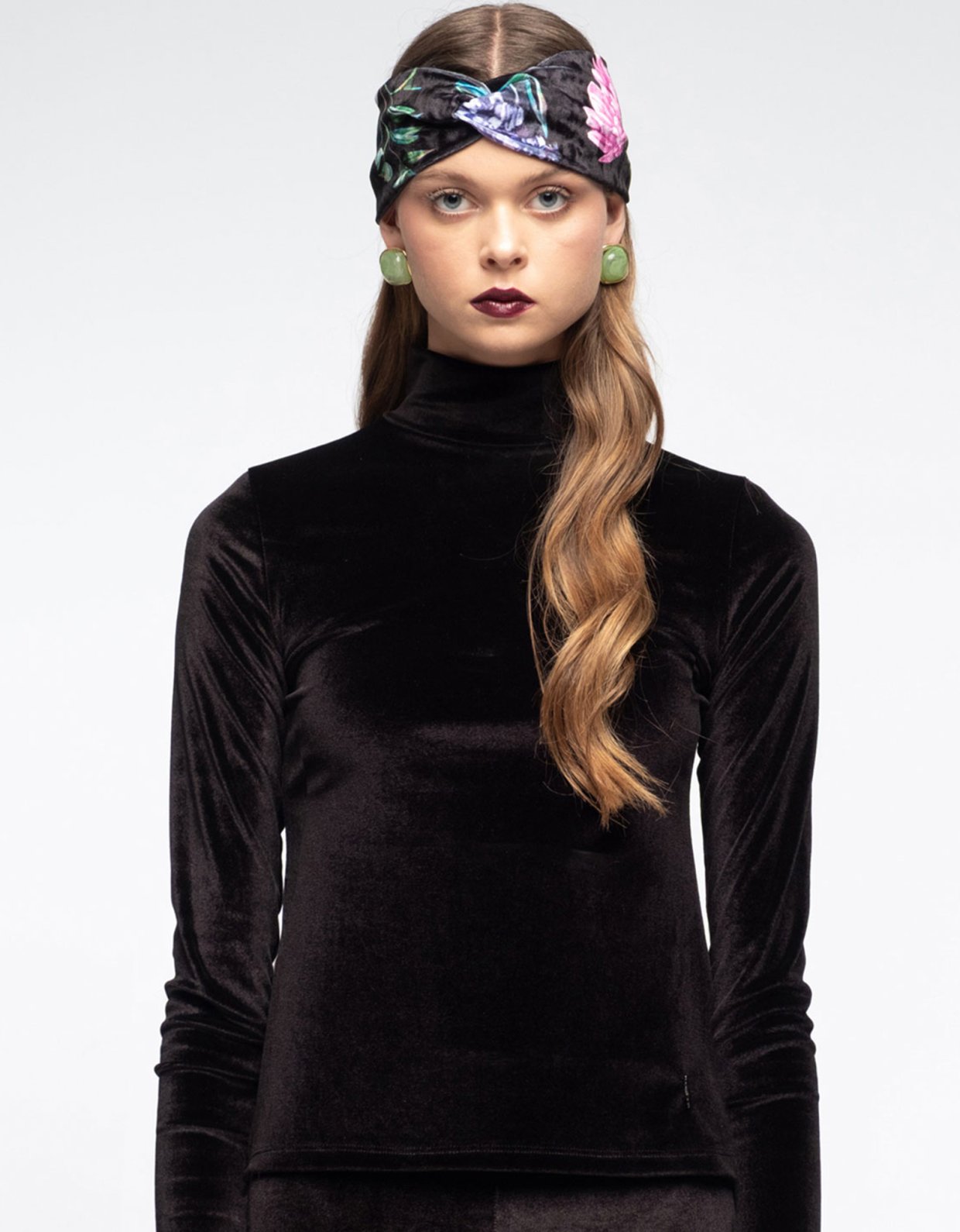 Peace and Chaos Azalea velvet hairband