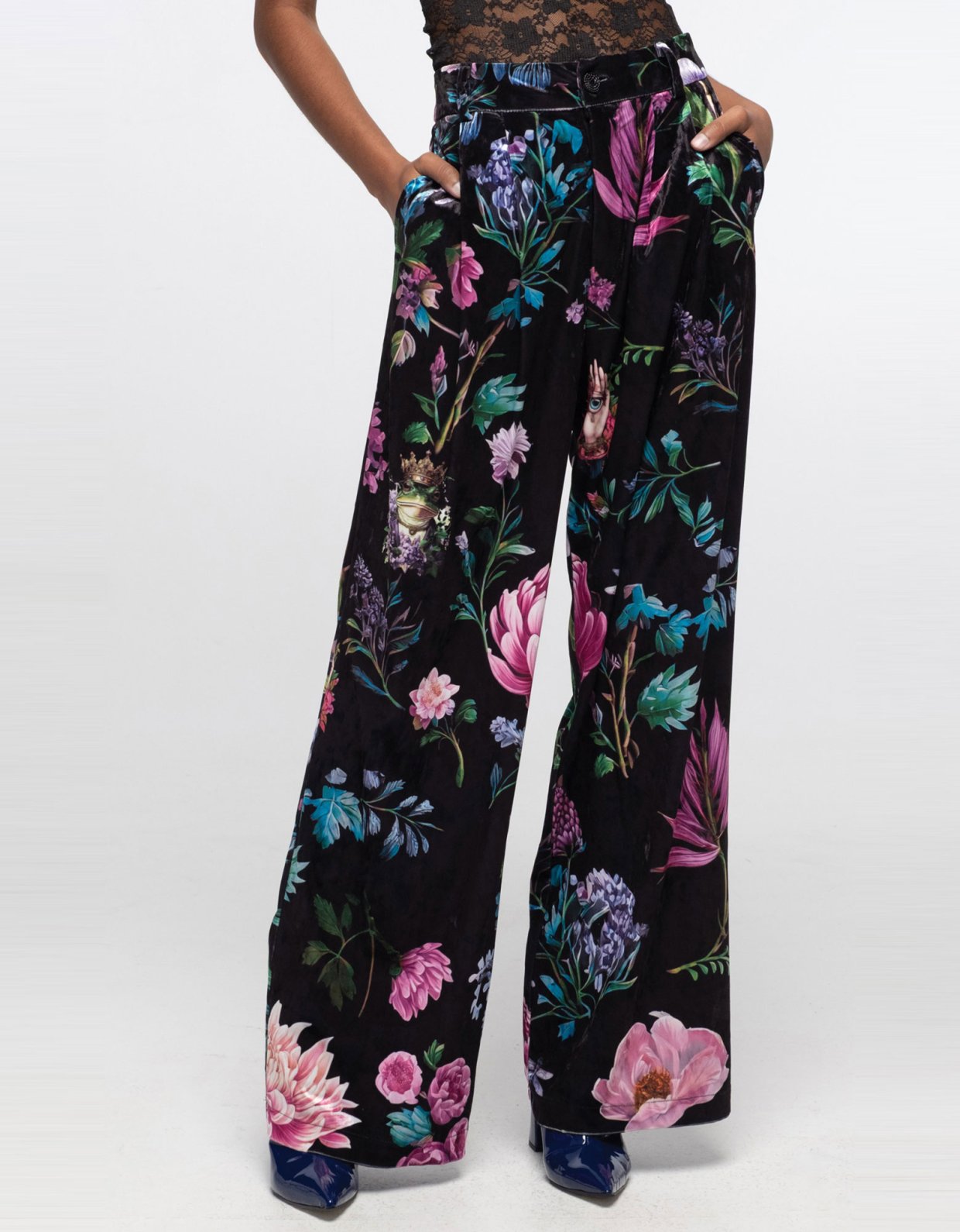Peace and Chaos Azalea velvet pants