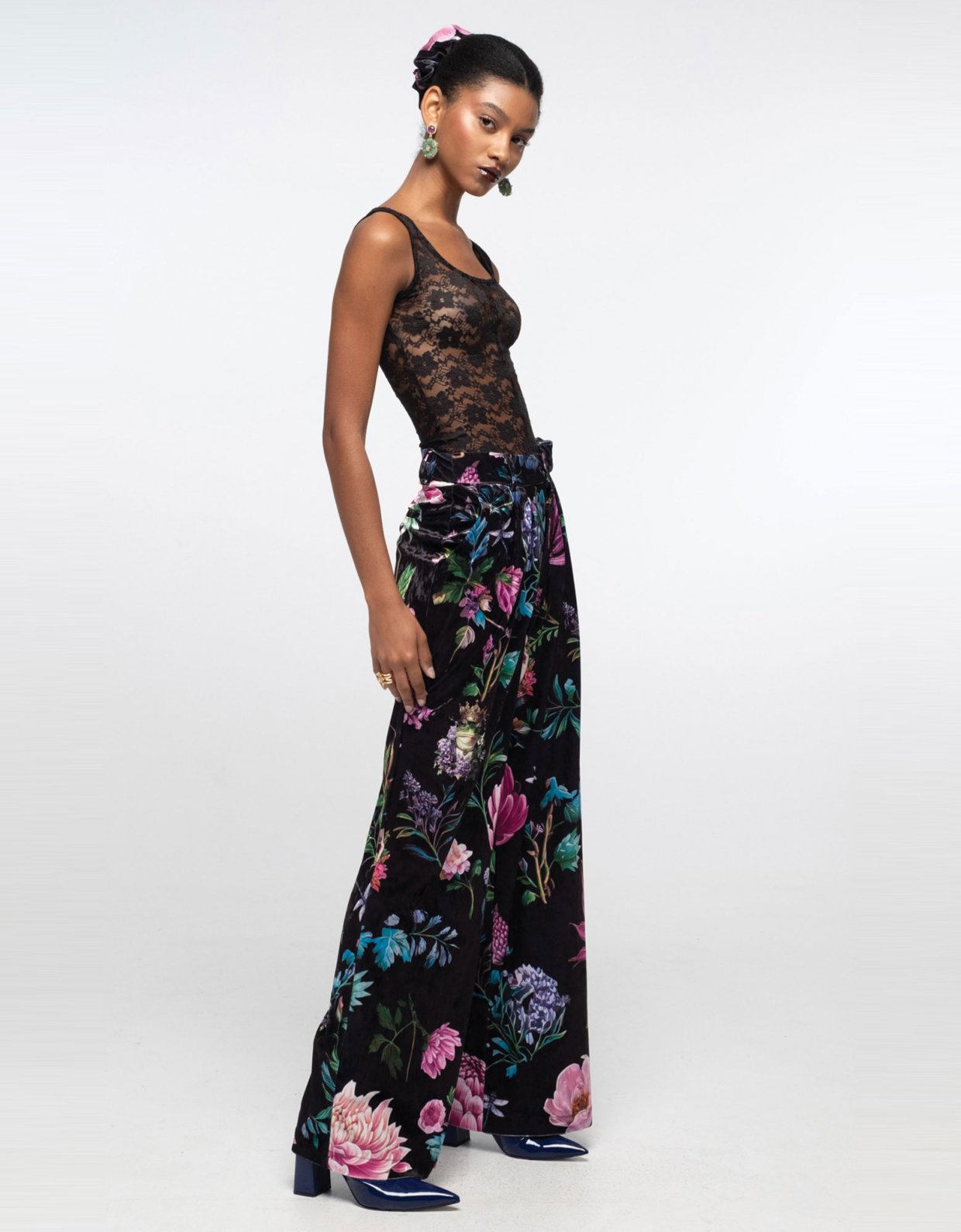 Peace and Chaos Azalea velvet pants