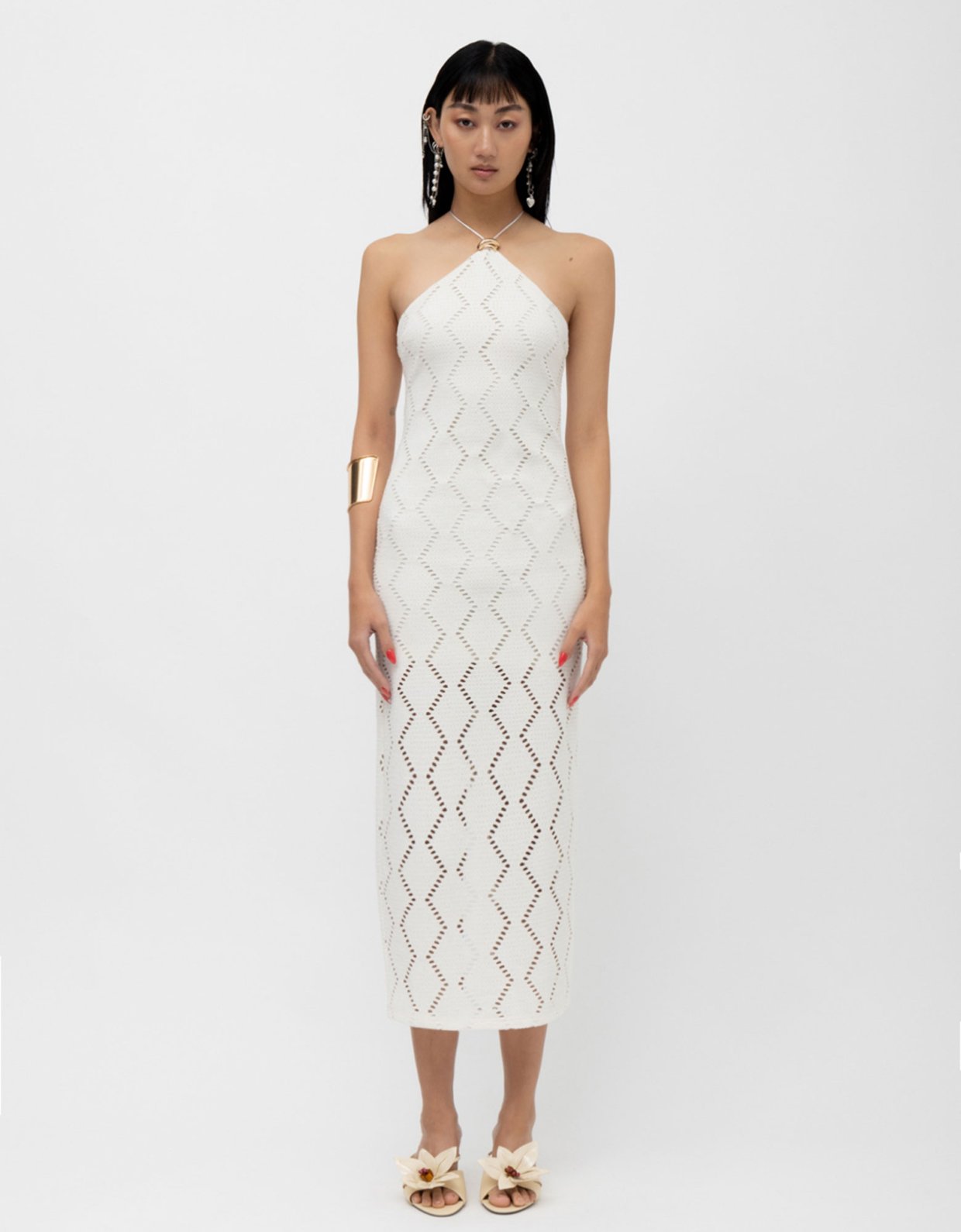 Mallory the label Azure dress white