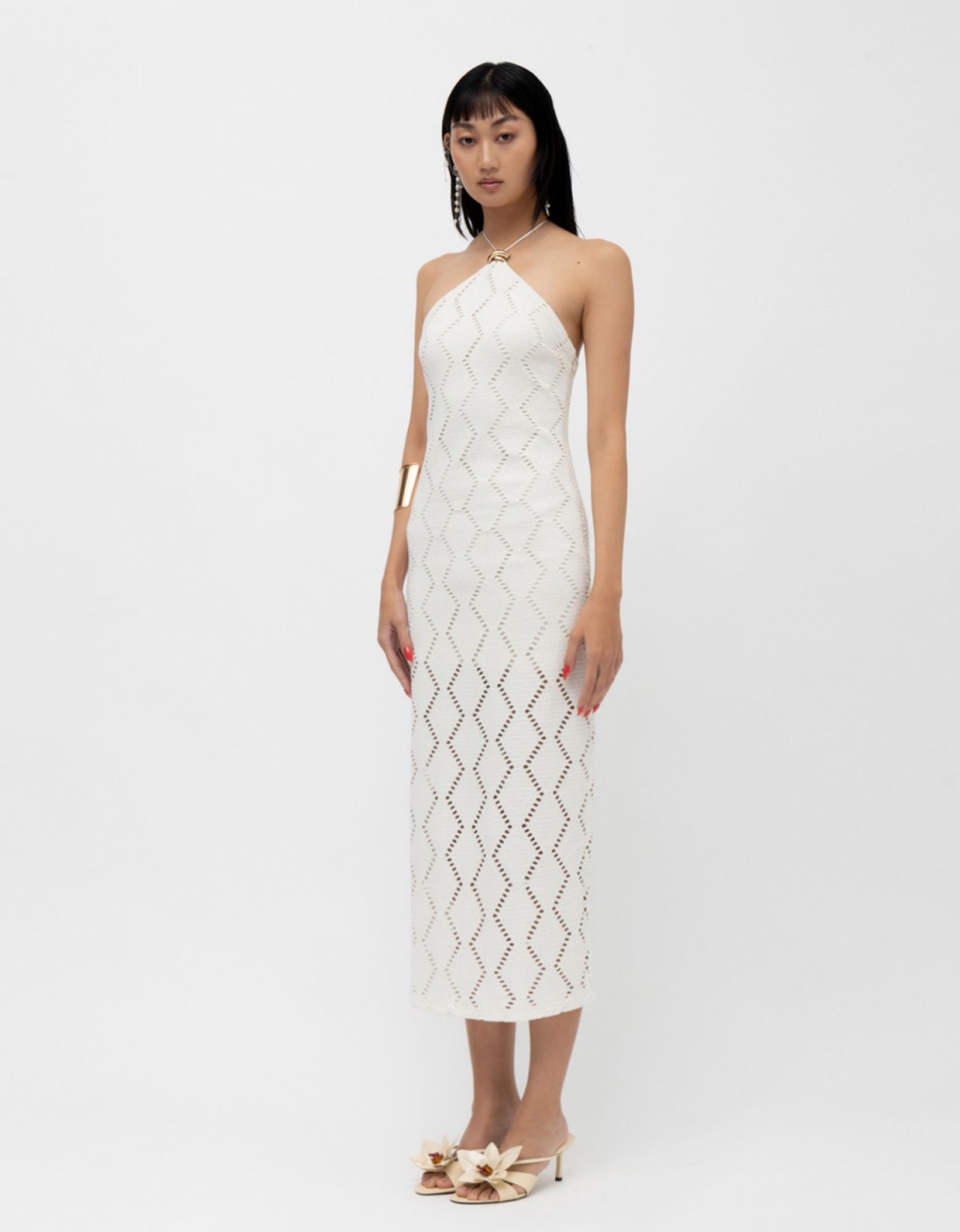 Mallory the label Azure dress white